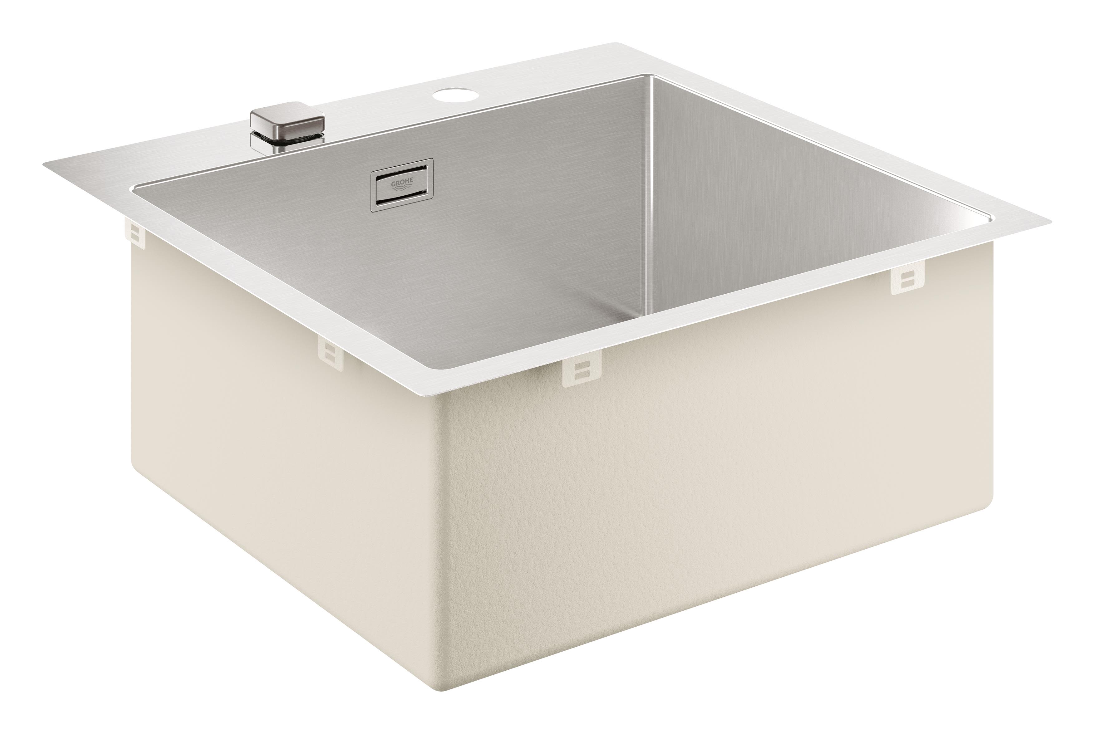 Grohe K800 Diskho Borstat stål