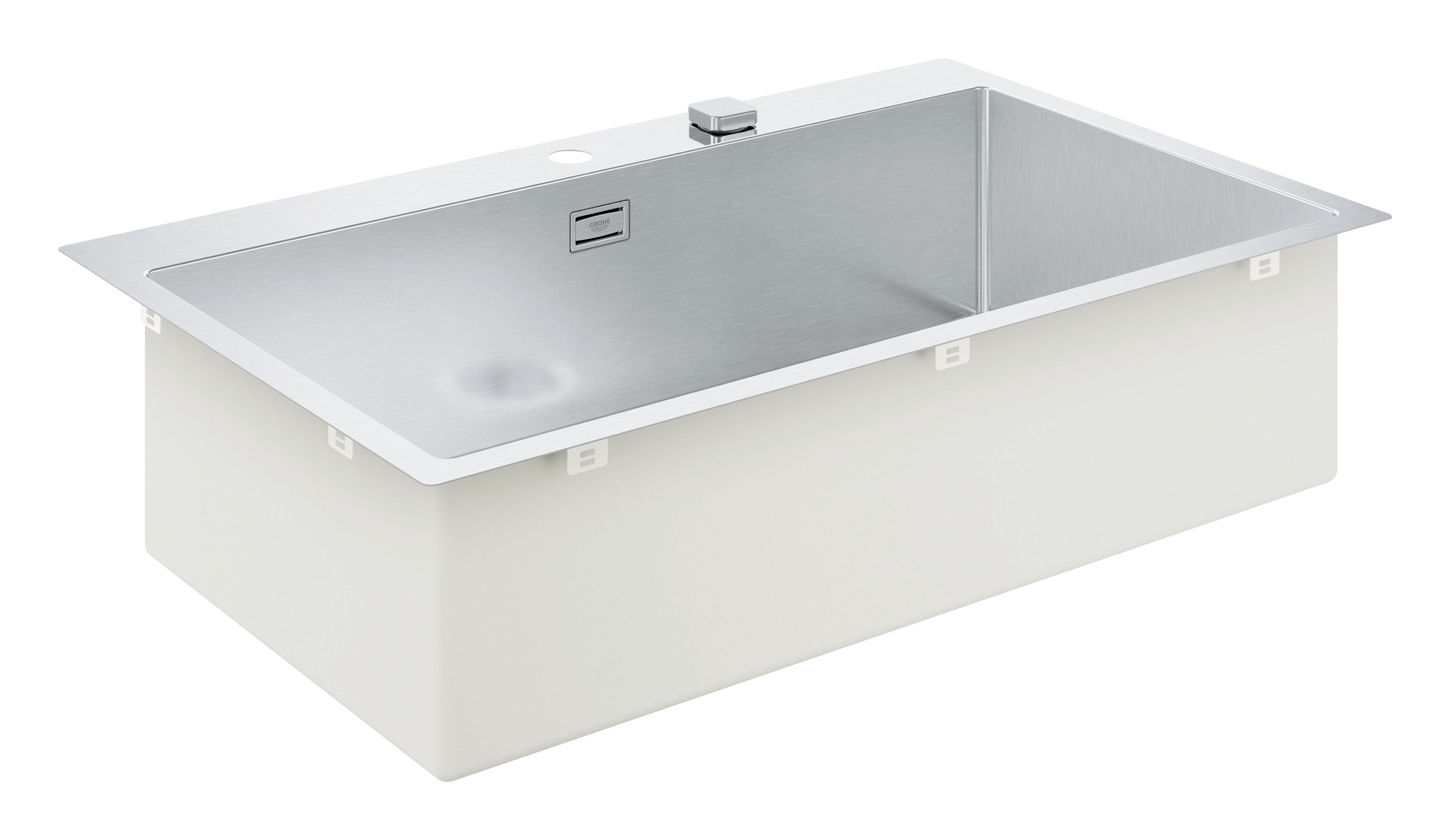 Grohe K800 Diskho Borstat stål