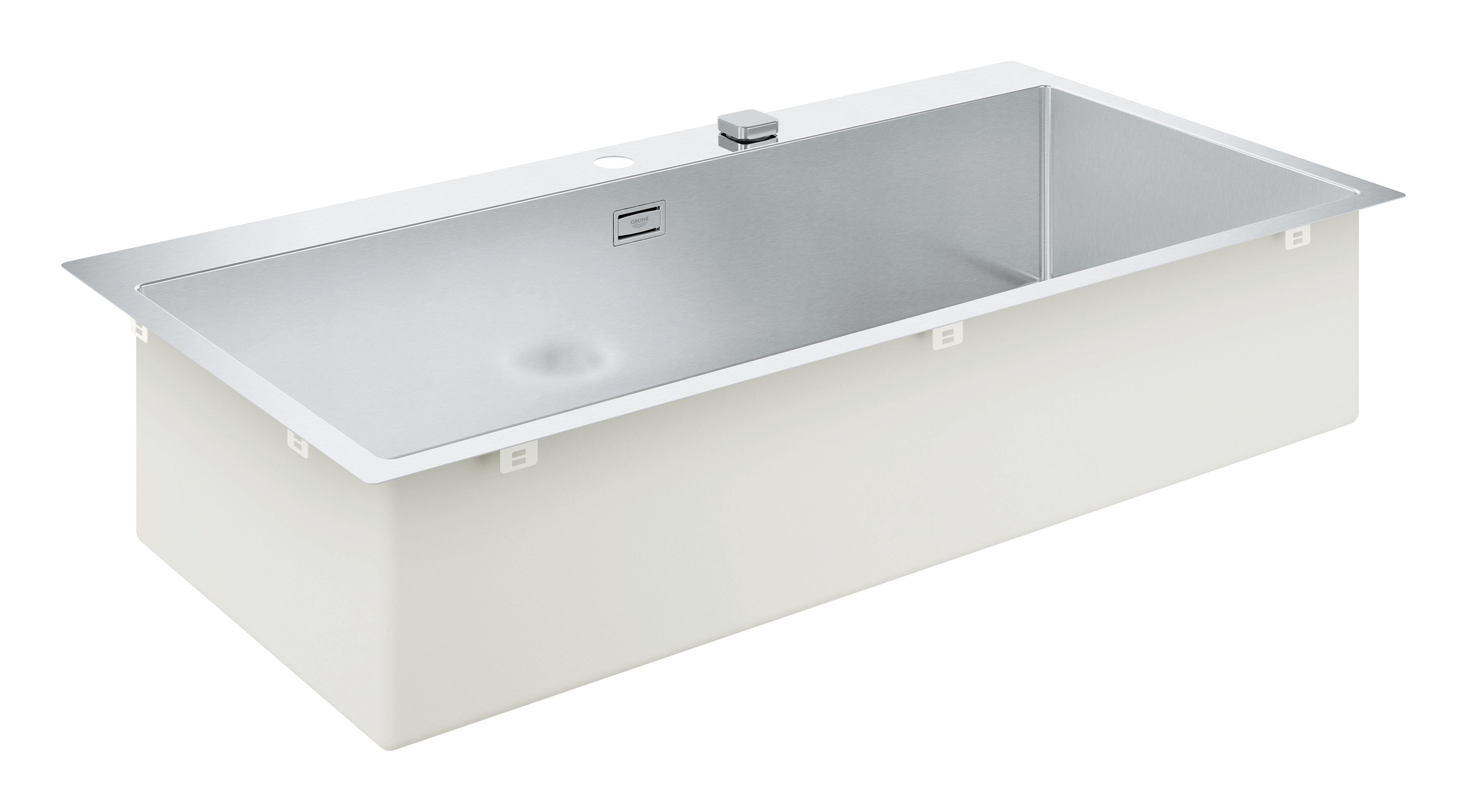 Grohe K800 Diskho Borstat stål
