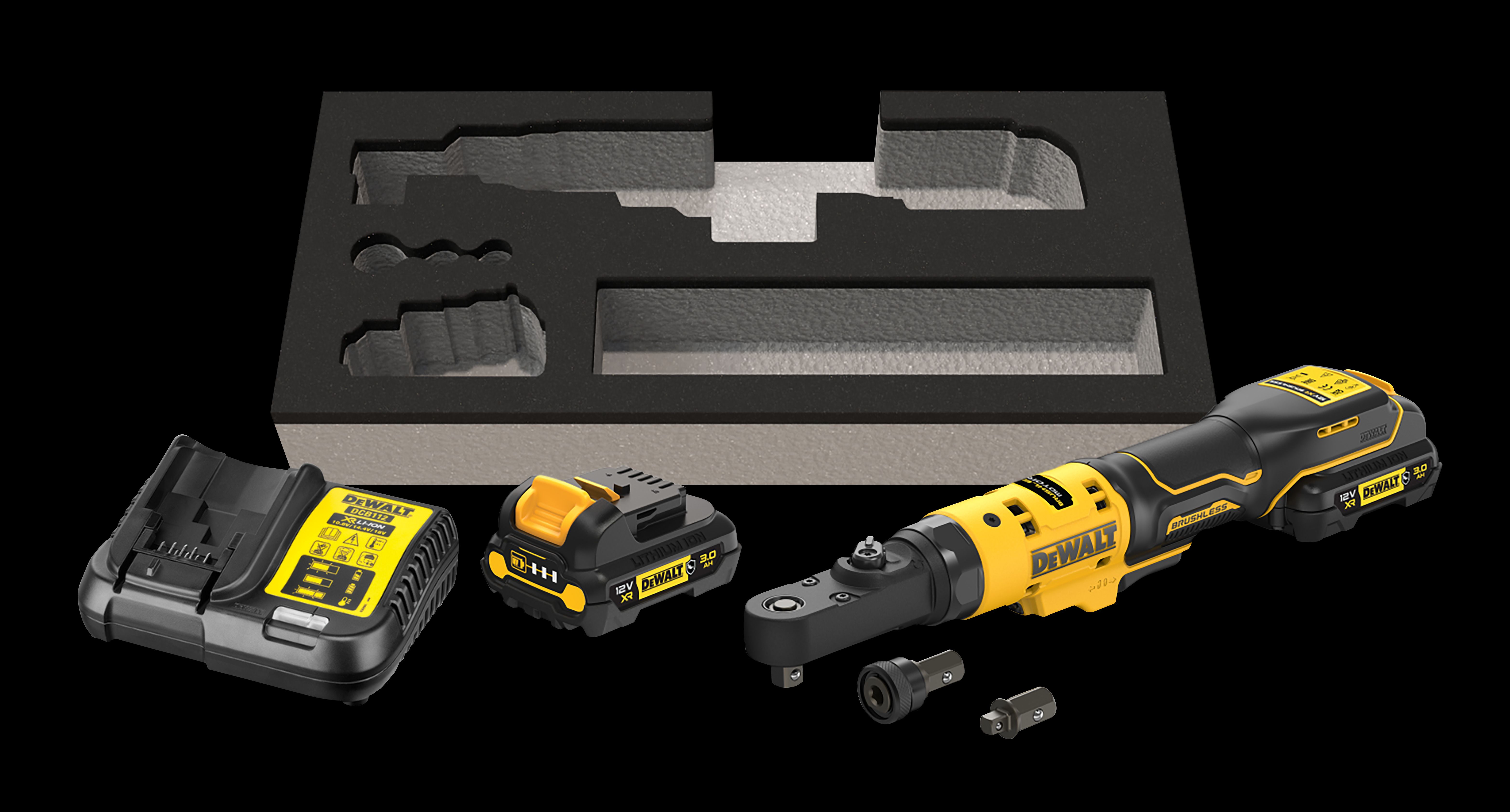 Dewalt DCF500L2G-QW Spärrskaft med batteri och laddare