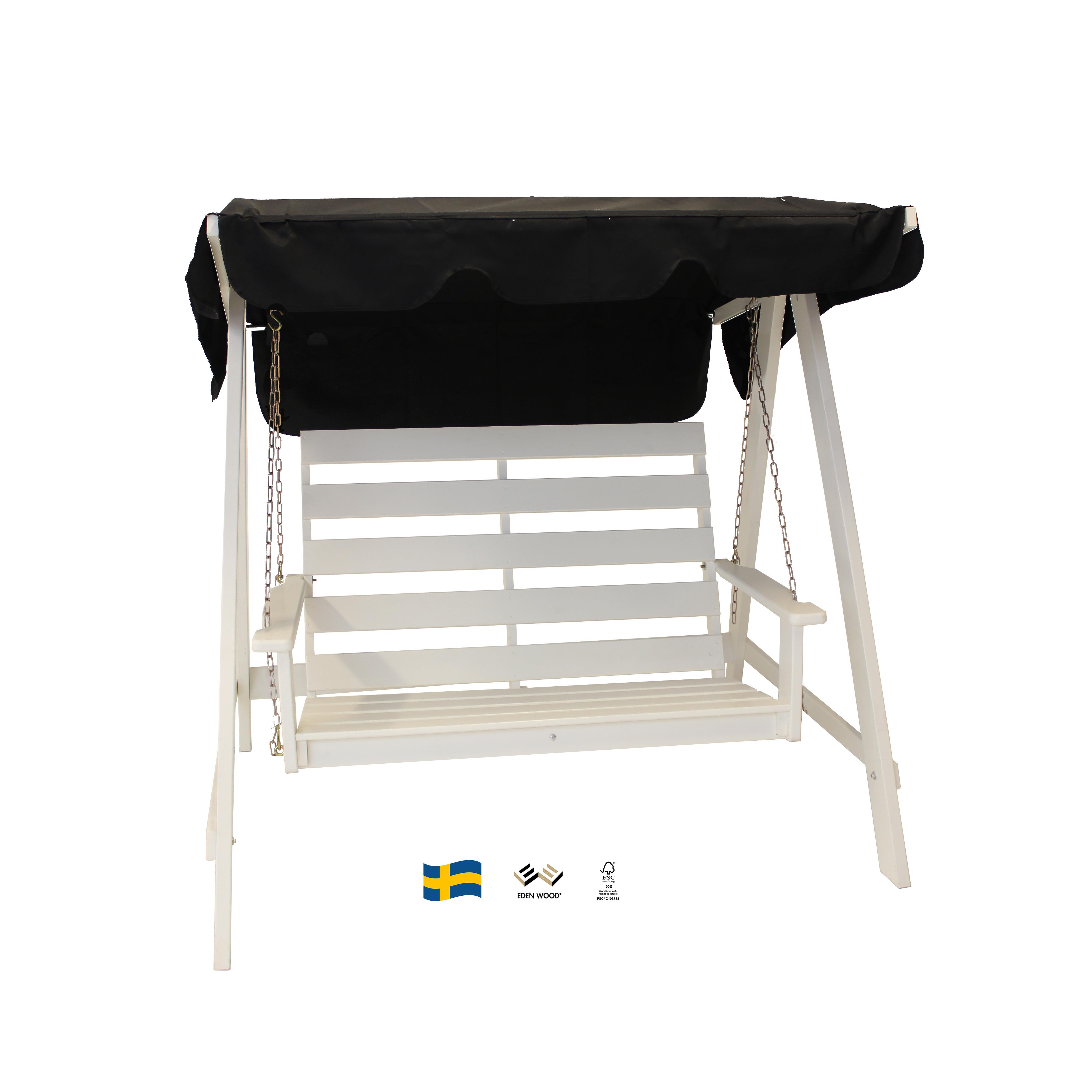 Eden Wood Mellby EW 0952-5 Hammock 2-sits Vit