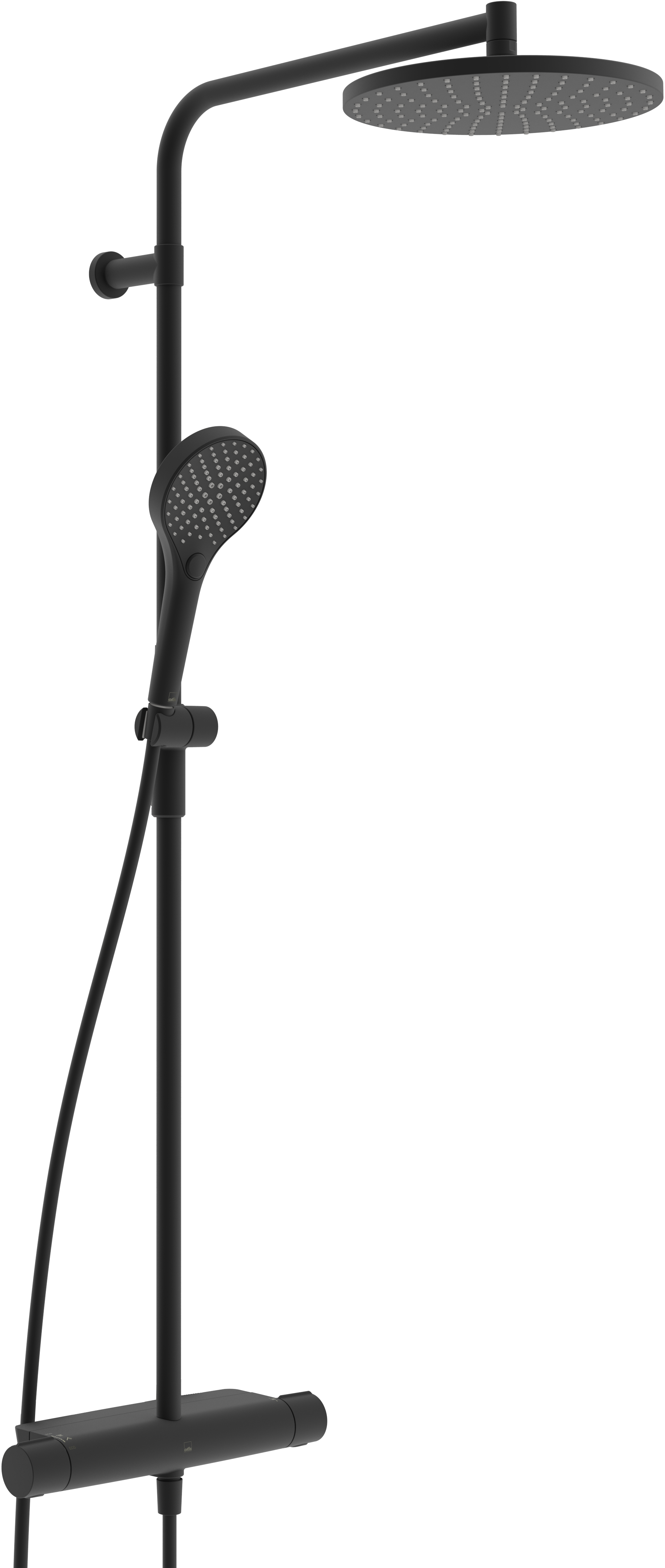 Oras Optima Style 7156N-33 Takdusch 160 c/c Mattsvart