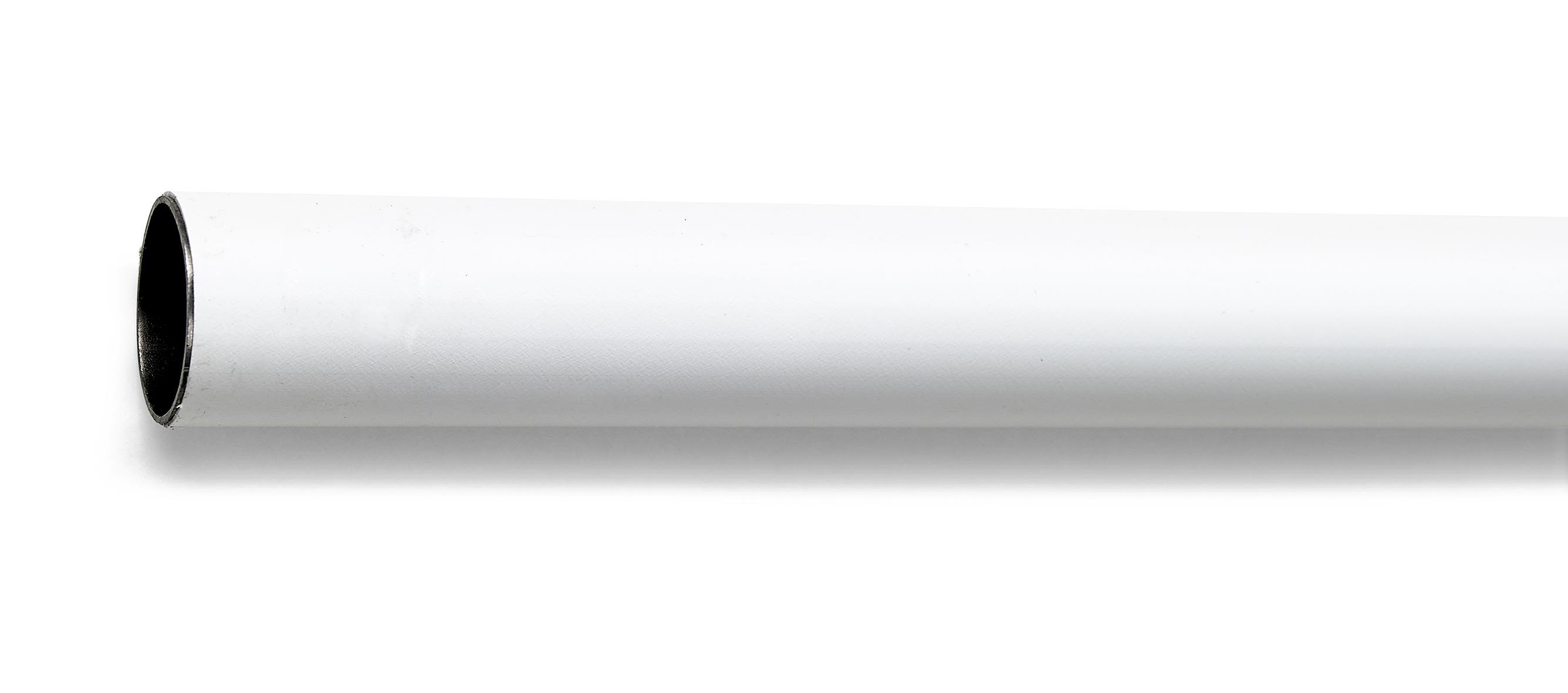 Habo 18694 Klädstångsrör 25 x 1800 mm, vit