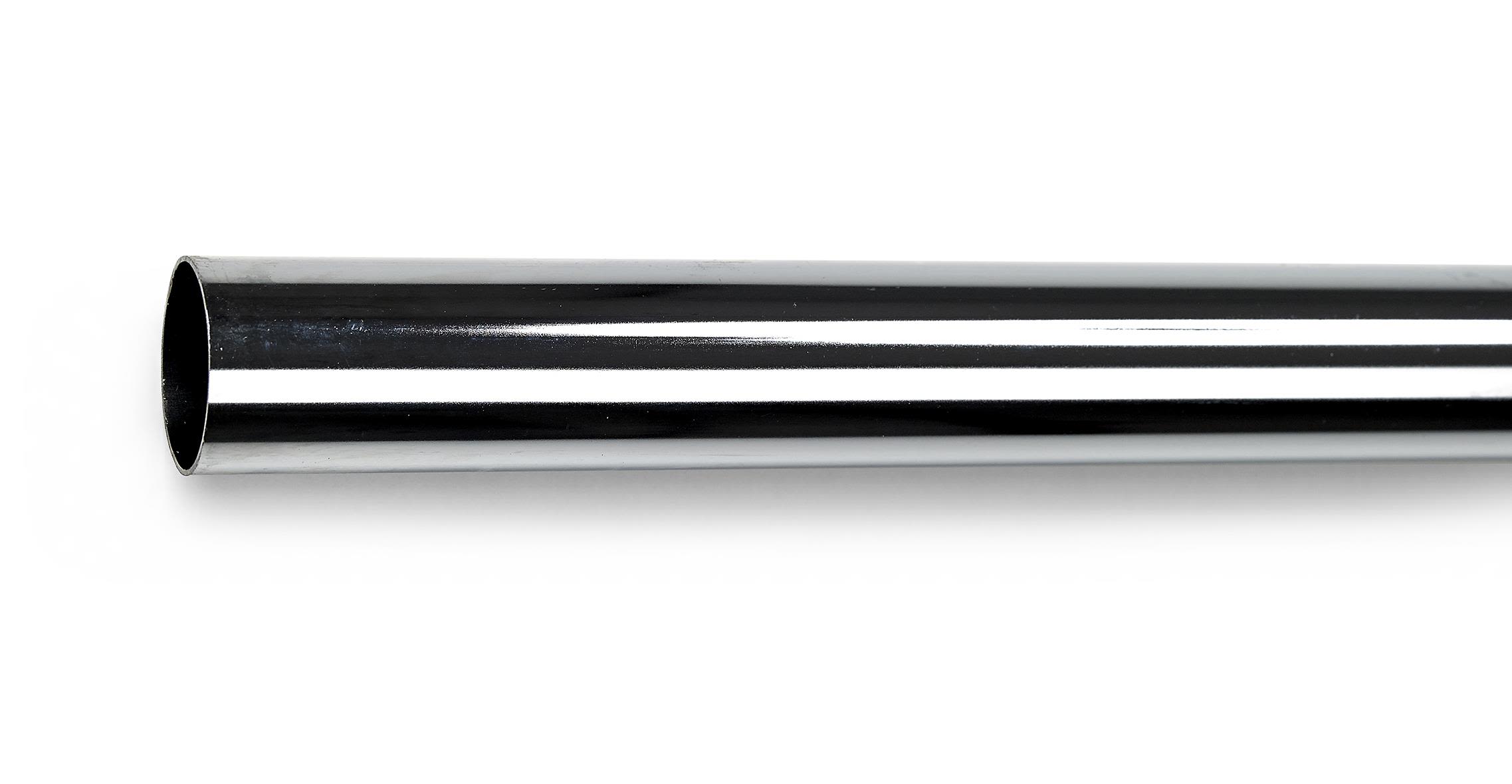 Habo 18693 Klädstångsrör 25 x 1800 mm, blankkrom