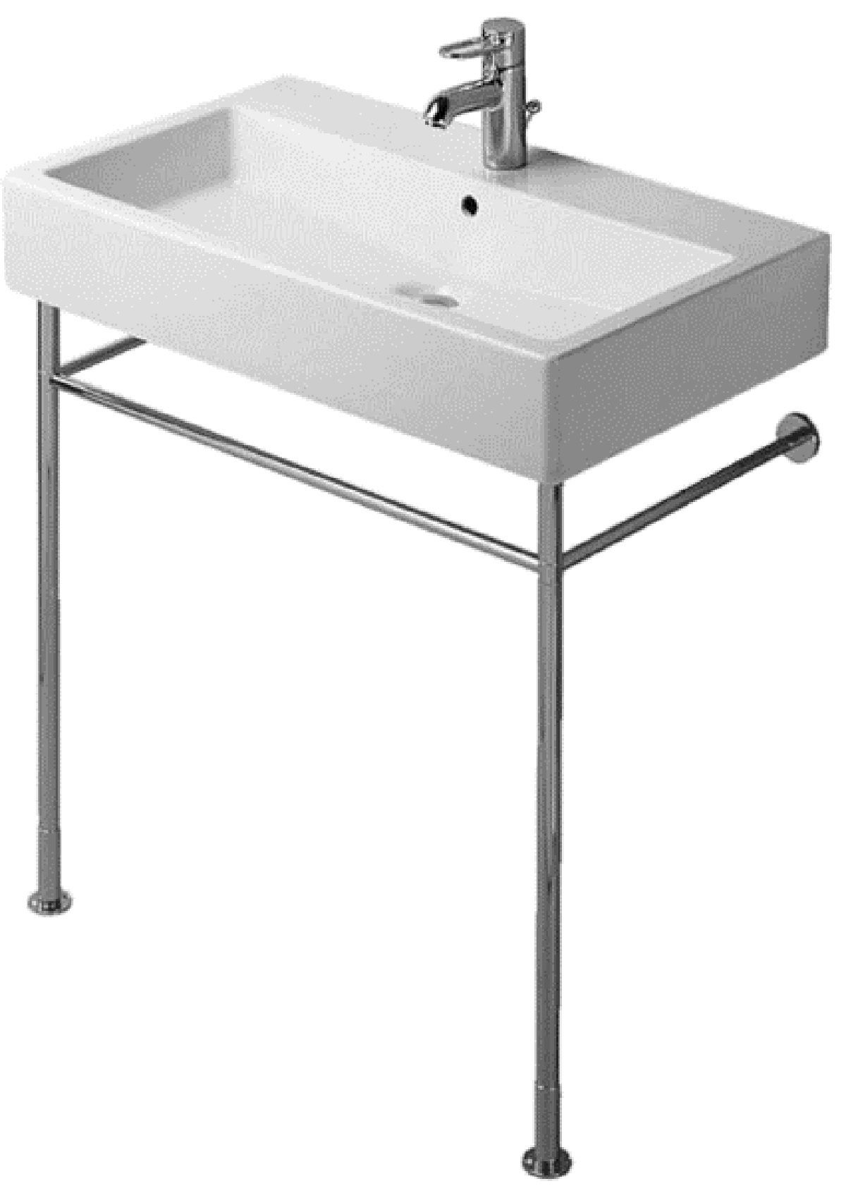 Duravit Vero 0030661000 Benställning krom 725 mm