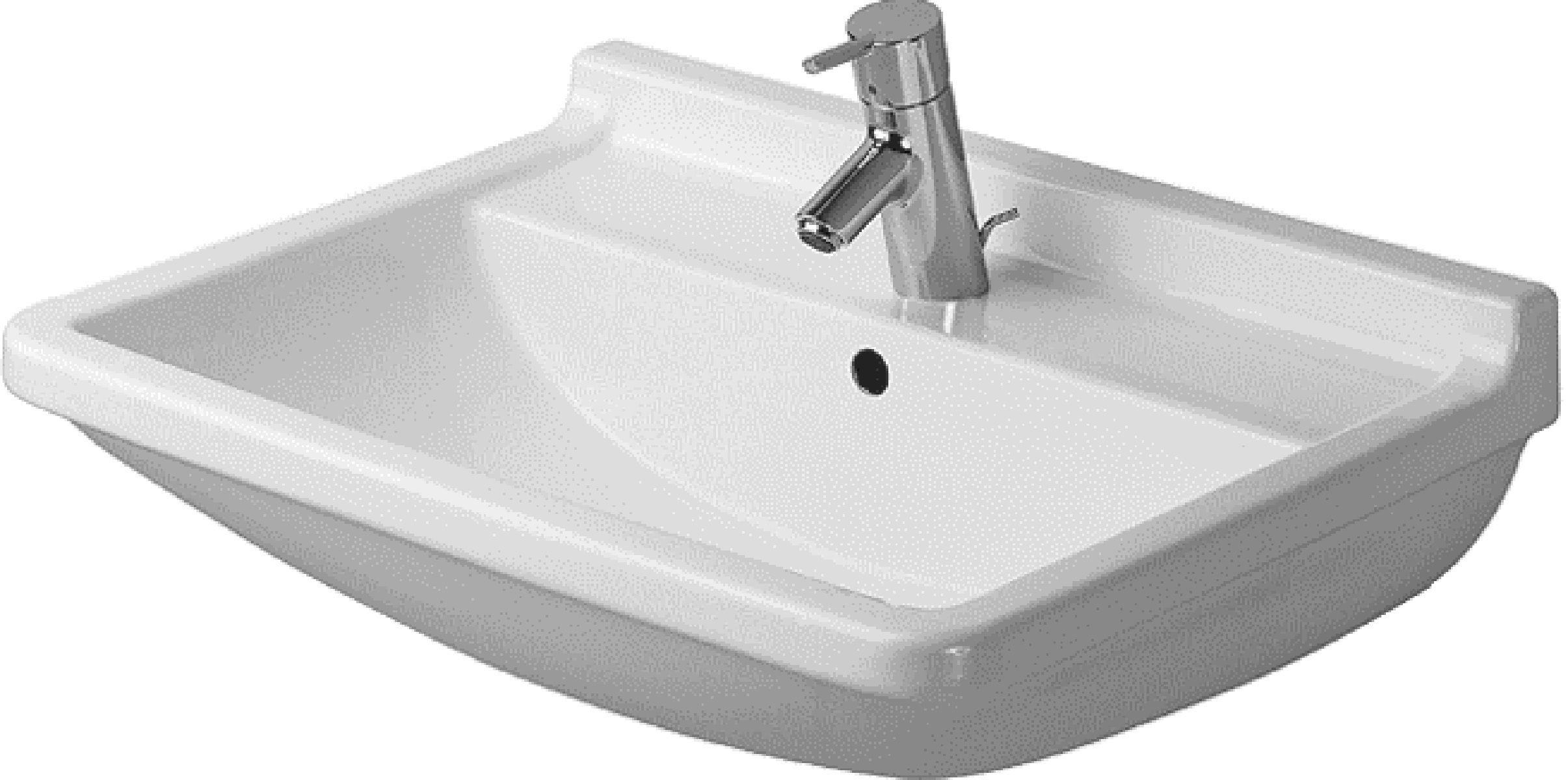 Duravit Starck 3 Tvättställ 600x450