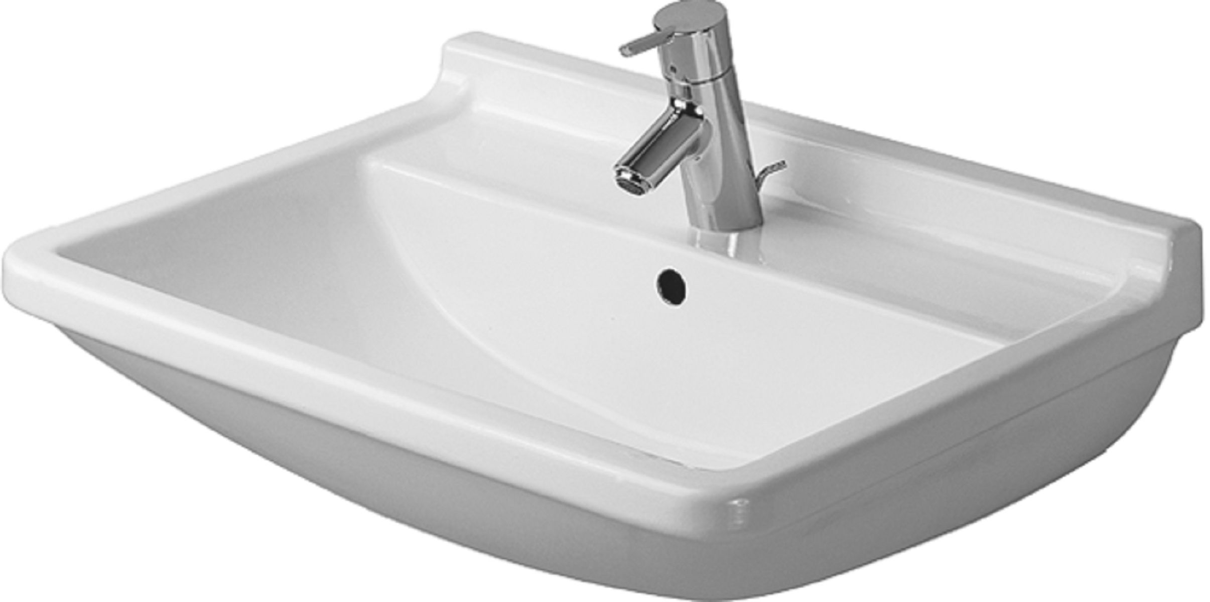 Duravit Starck 3 Tvättställ 650x485