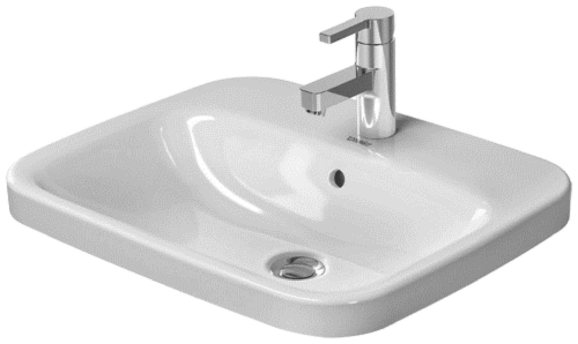Duravit Durastyle Tvättställ infällt, 560x455