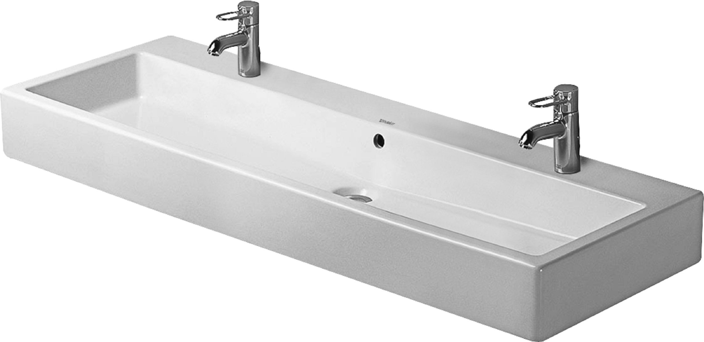 Duravit Vero Tvättställ 1200x470, 2 blandarhål