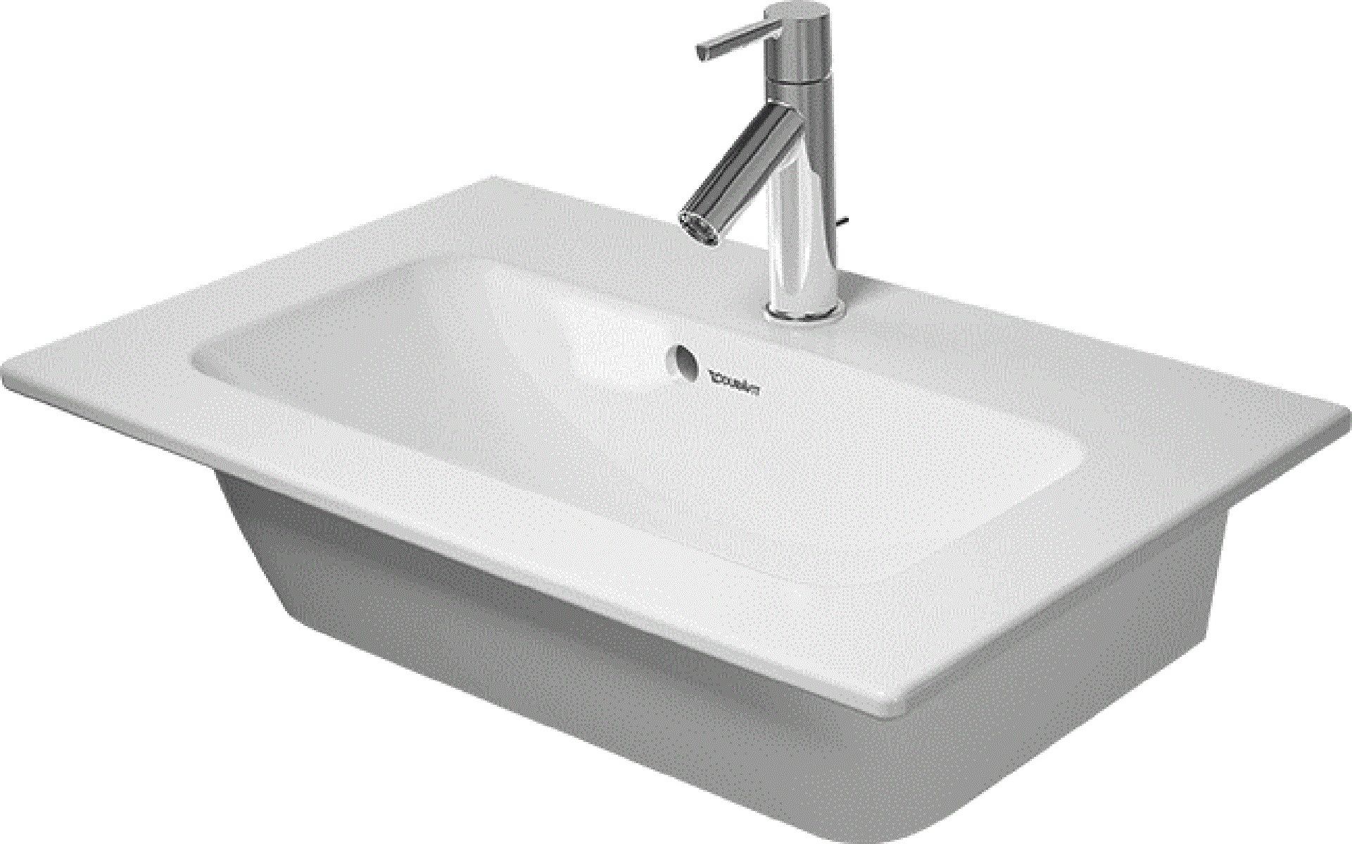 Duravit Me By Starck Tvättställ 630x400, vit