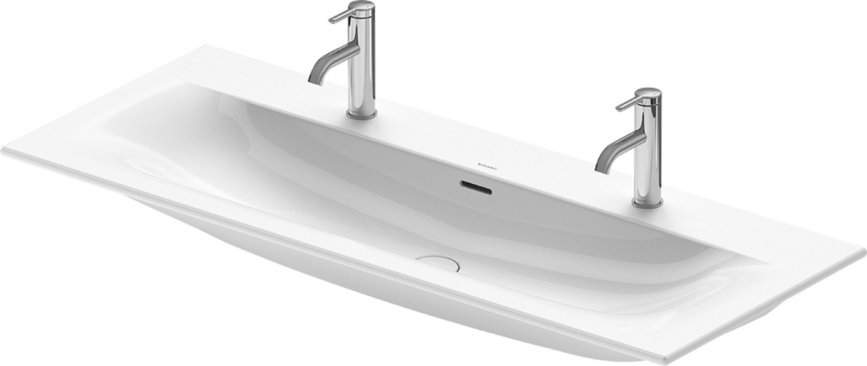 Duravit Viu Tvättställ 1230x490, 2 blandarhål