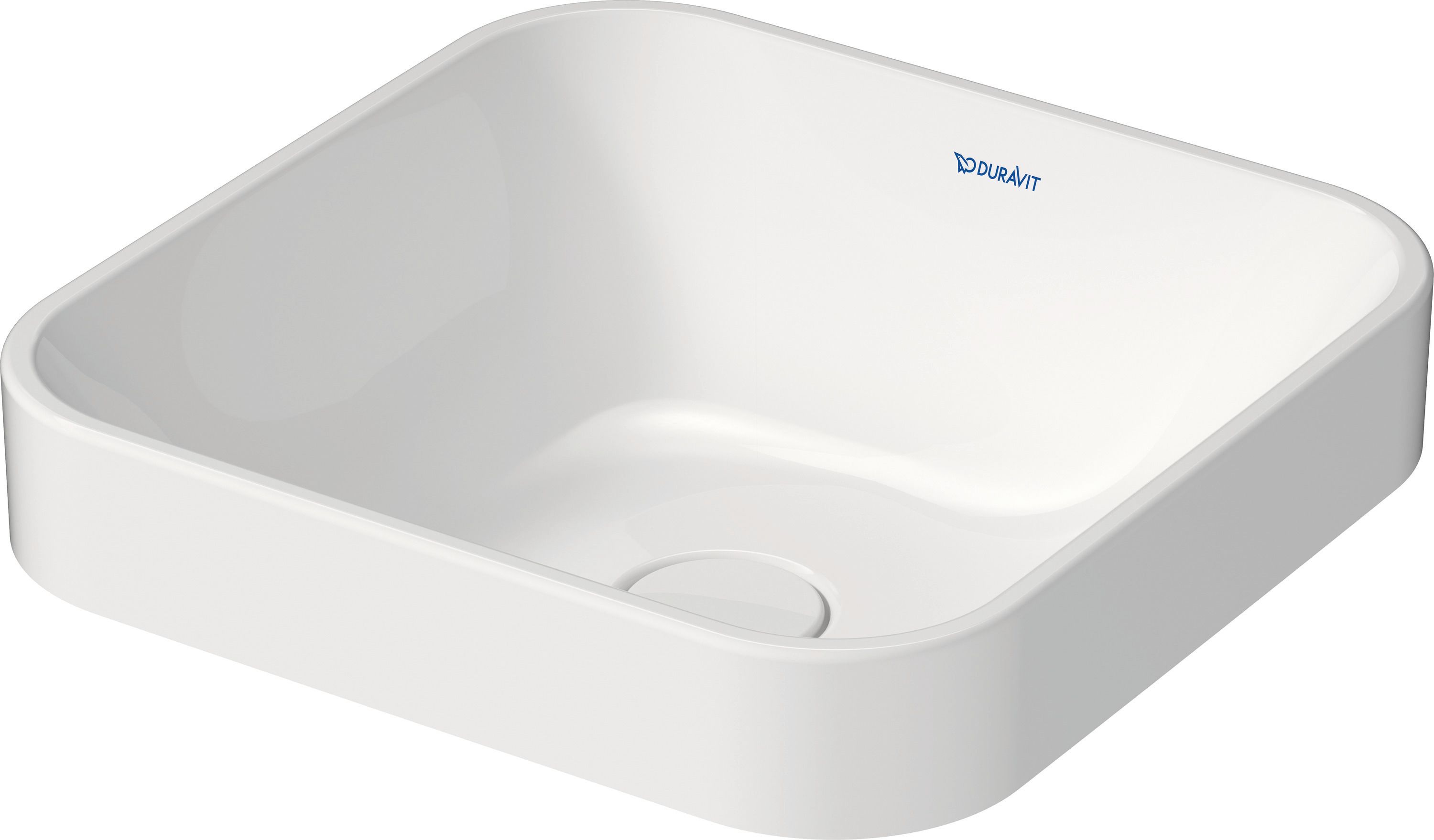 Duravit Happy D.2 Plus Tvättställ 400x400 Vit