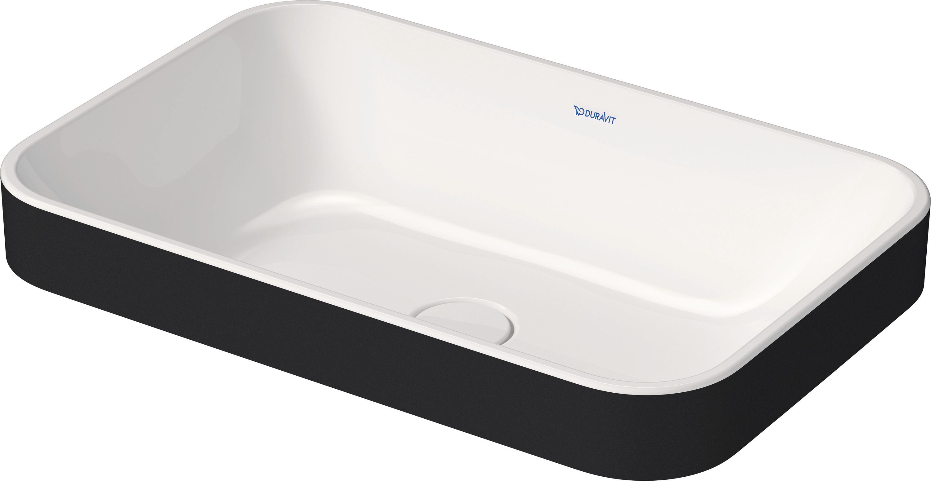Duravit Happy D.2 Tvättställ 600x400 Vit/Antracit matt