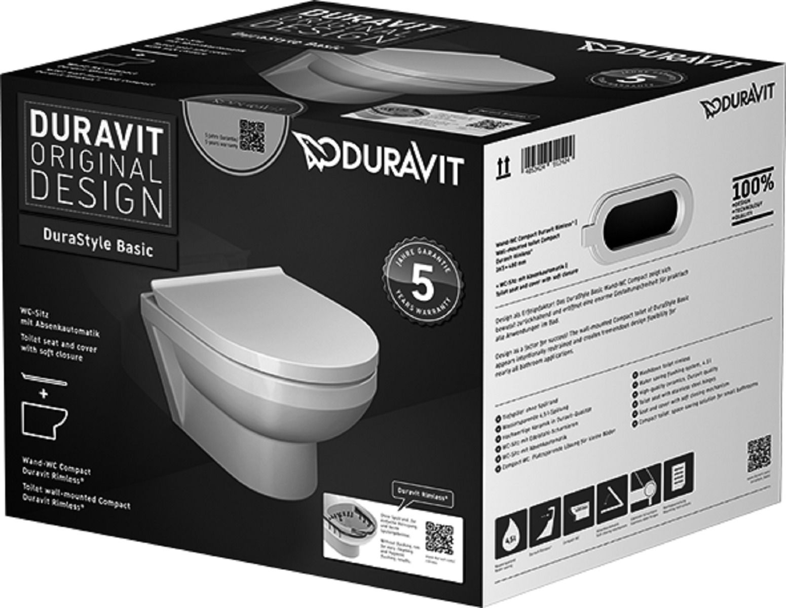 Duravit Durastyle WC-skål med sits
