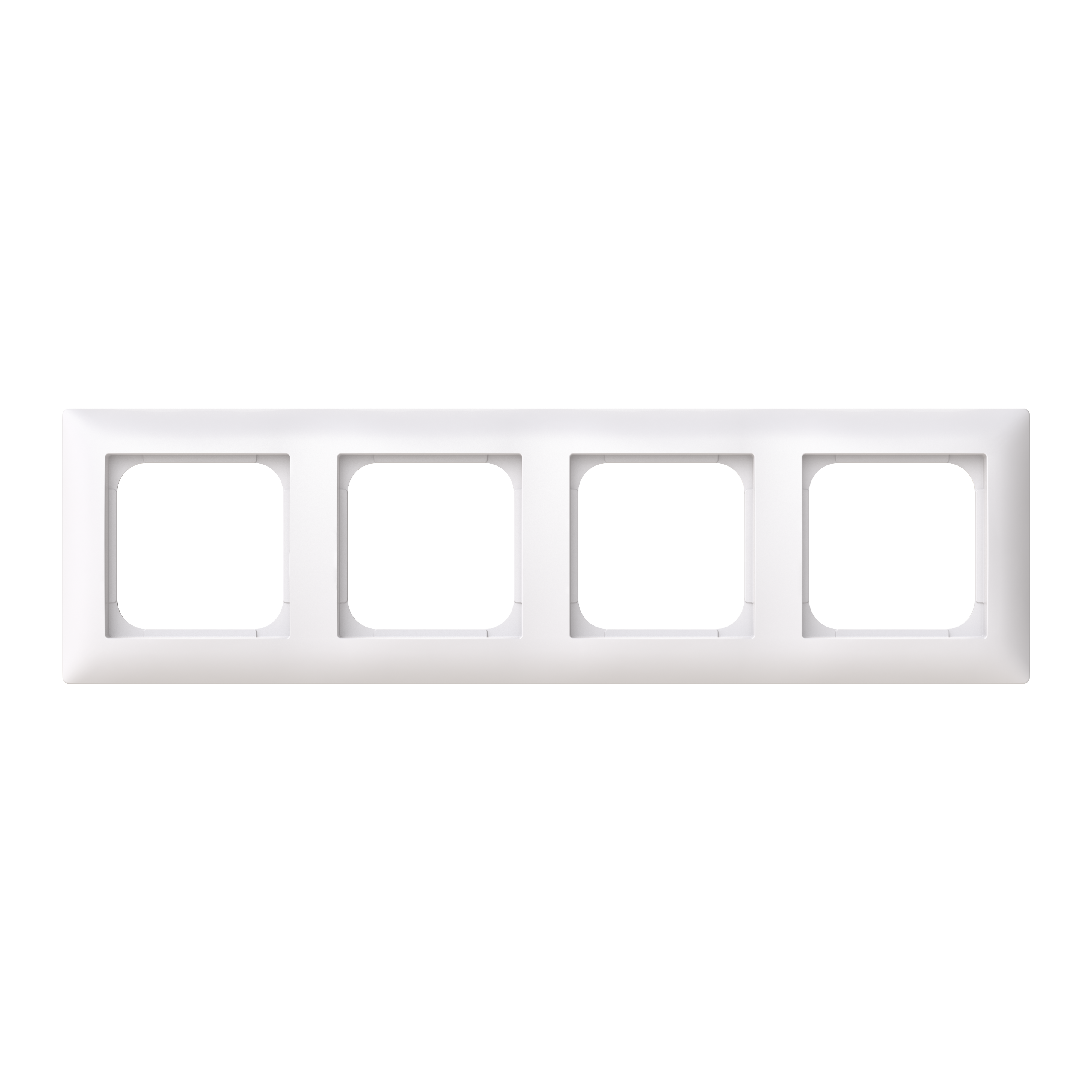 ABB Saga 1724F85-916 Täckram 4-fack, 85 mm