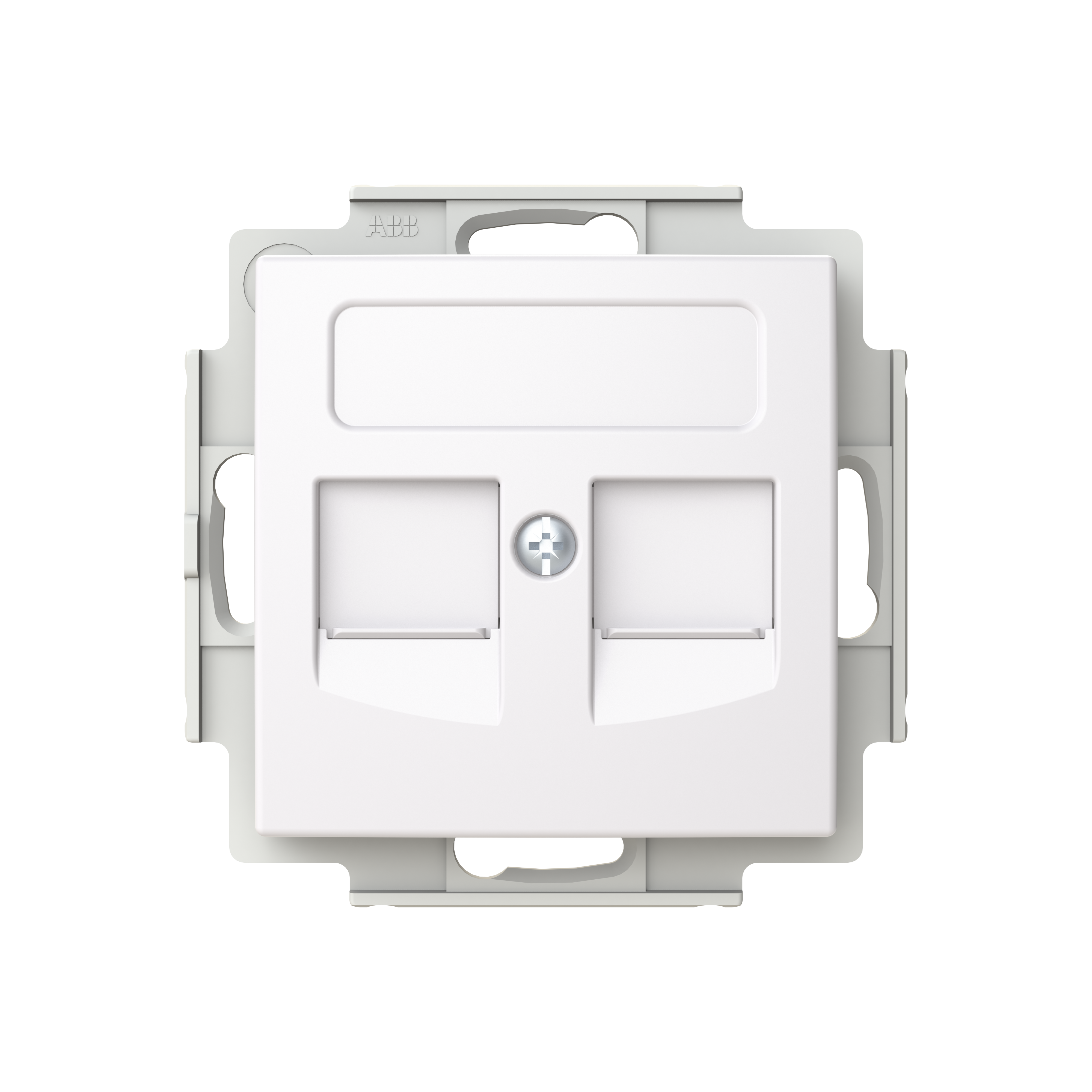 ABB Saga FOT5010-916 Datauttag för två AMP RJ45-kontakter