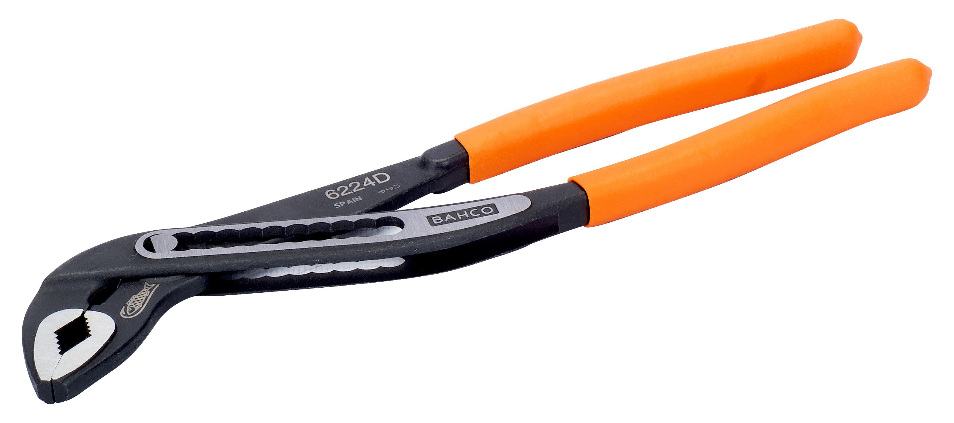 Bahco vandpumpetang 250mm - Slank designet PVC dyppet håndtag, op t/35% større kæbe vidde