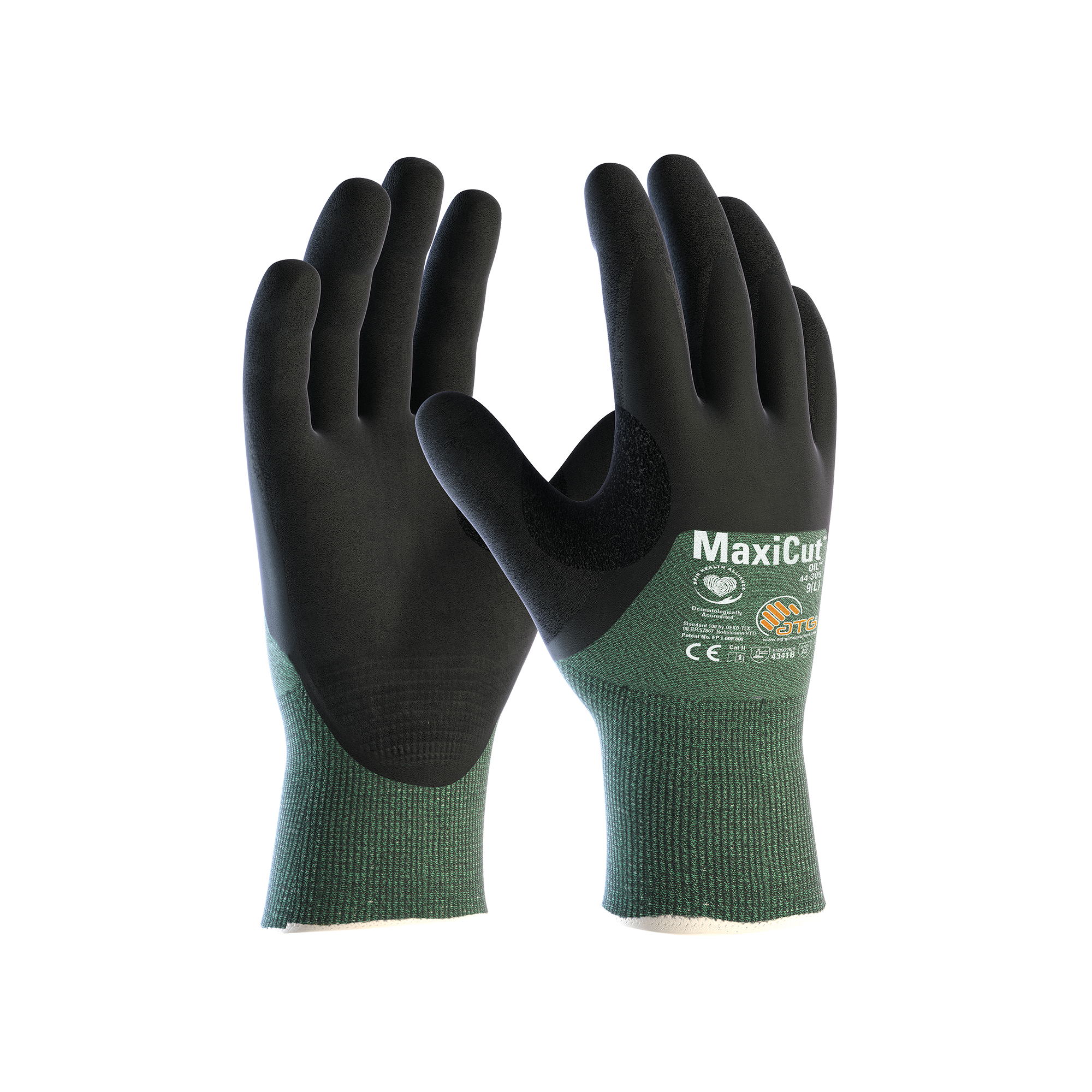 ATG MaxiCut Oil 3B 44-305 Skärskyddshandske mörkgrön 10