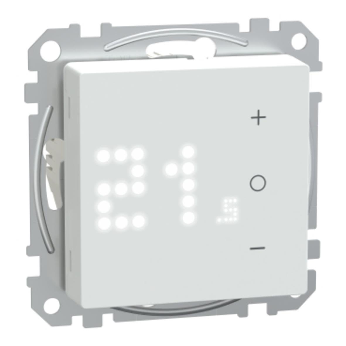 Schneider Electric WDE002497 Termostat uppkopplad Vit