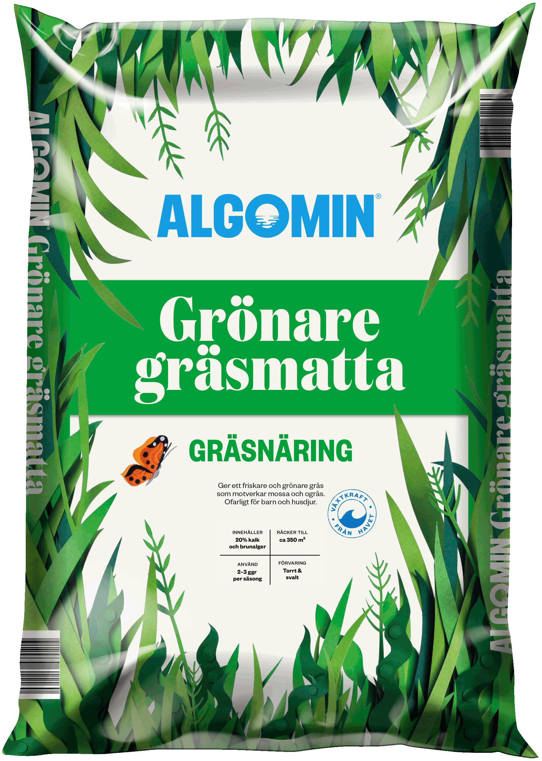 Algomin Grönare Gräsmatta Gräsnäring 13 kg