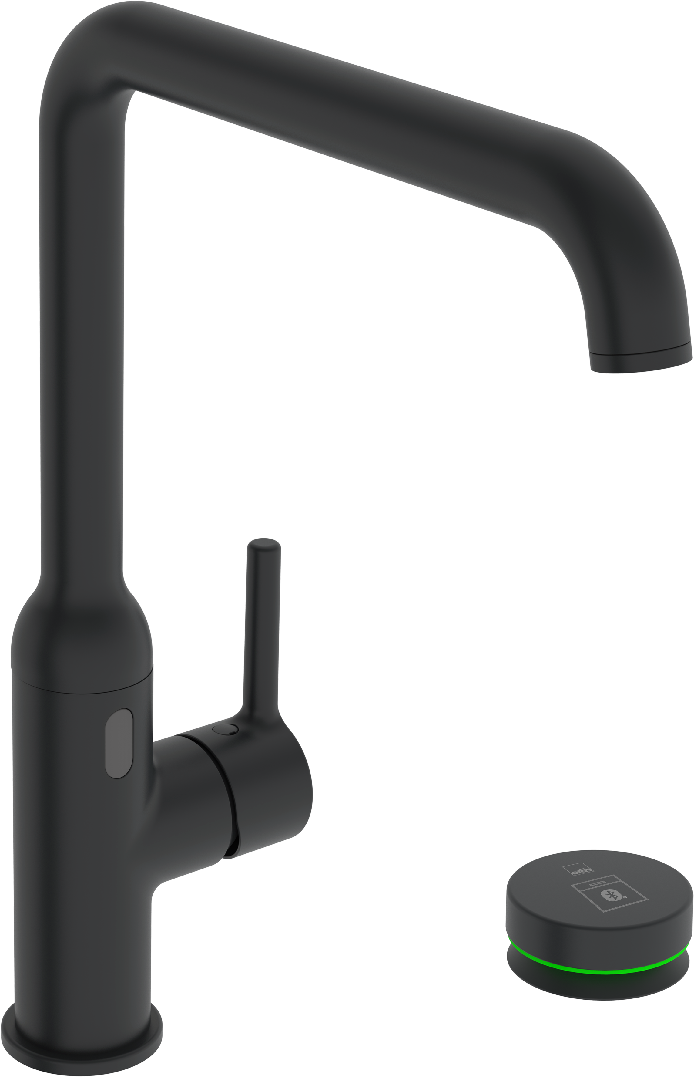 Oras Optima Style Hybrid 2639FHTZ-33 Köksblandare med avstängning, Bluetooth Matt svart