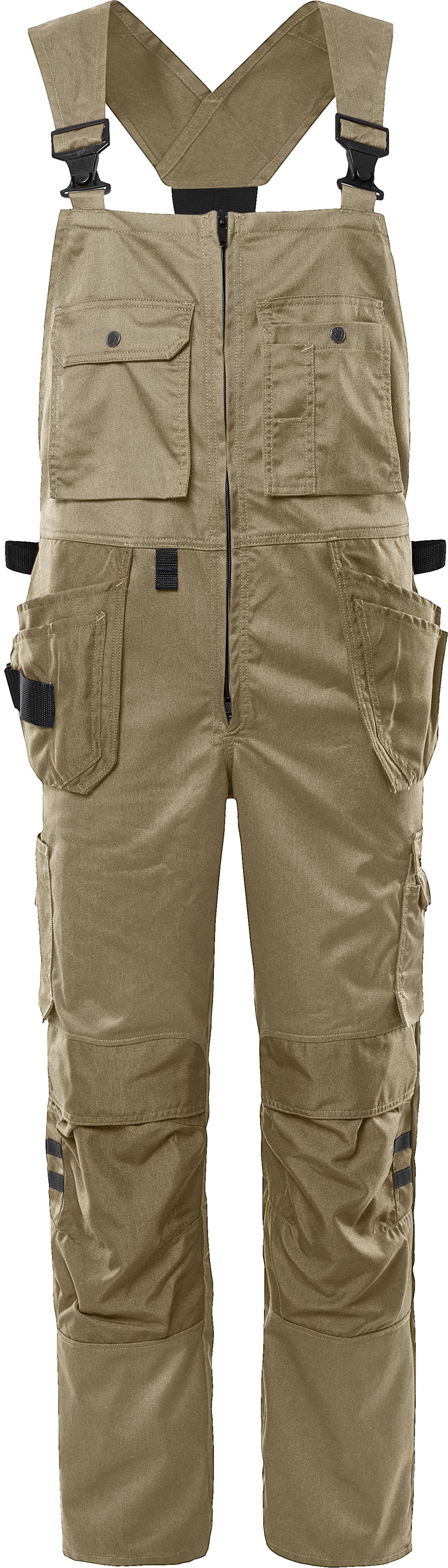 Fristads 44 GS25 Hängslebyxa khaki C50