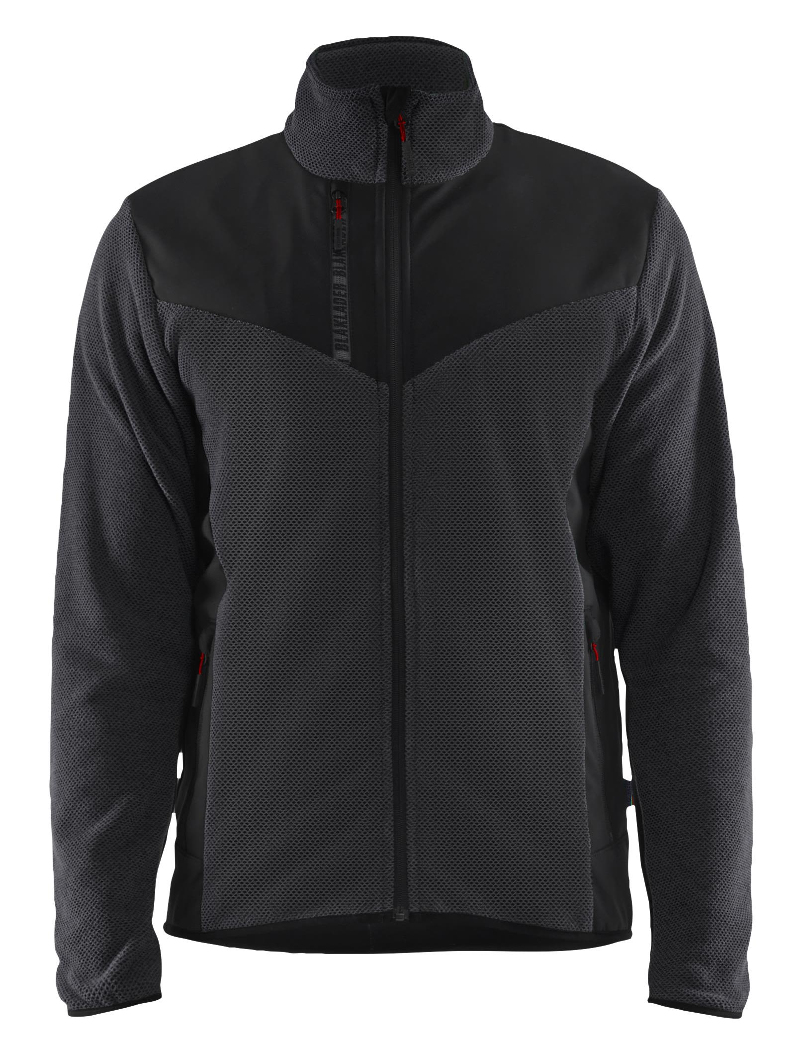 Strikket jakke med Softshell A