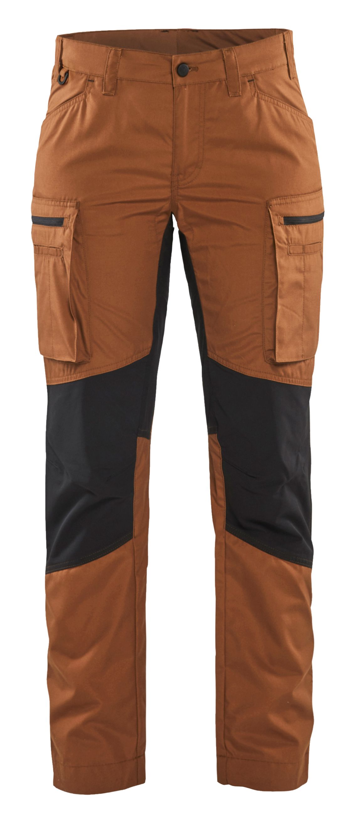 Blåkläder 715918454099C34 Arbetsbyxa med stretch, dam, rost/svart Rost/svart