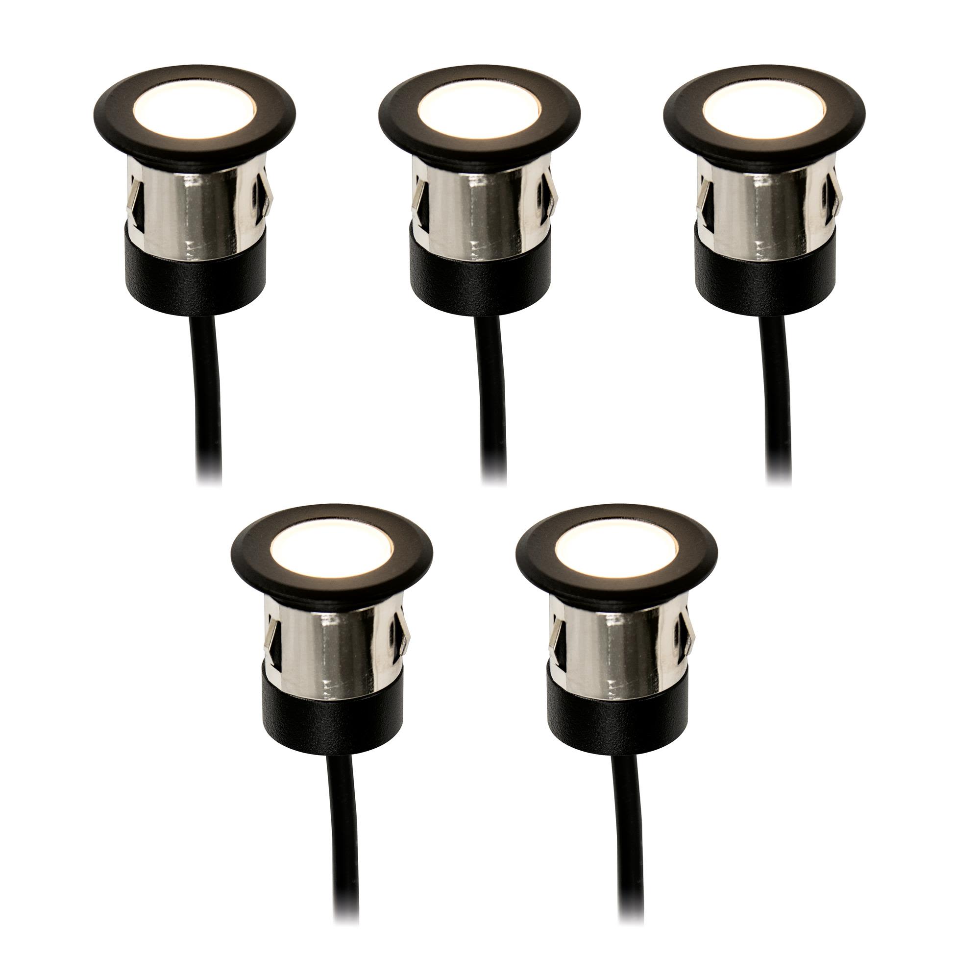LightsOn Orion 5098 Decklight svart, 20 lm, 0,5 W 5-pack