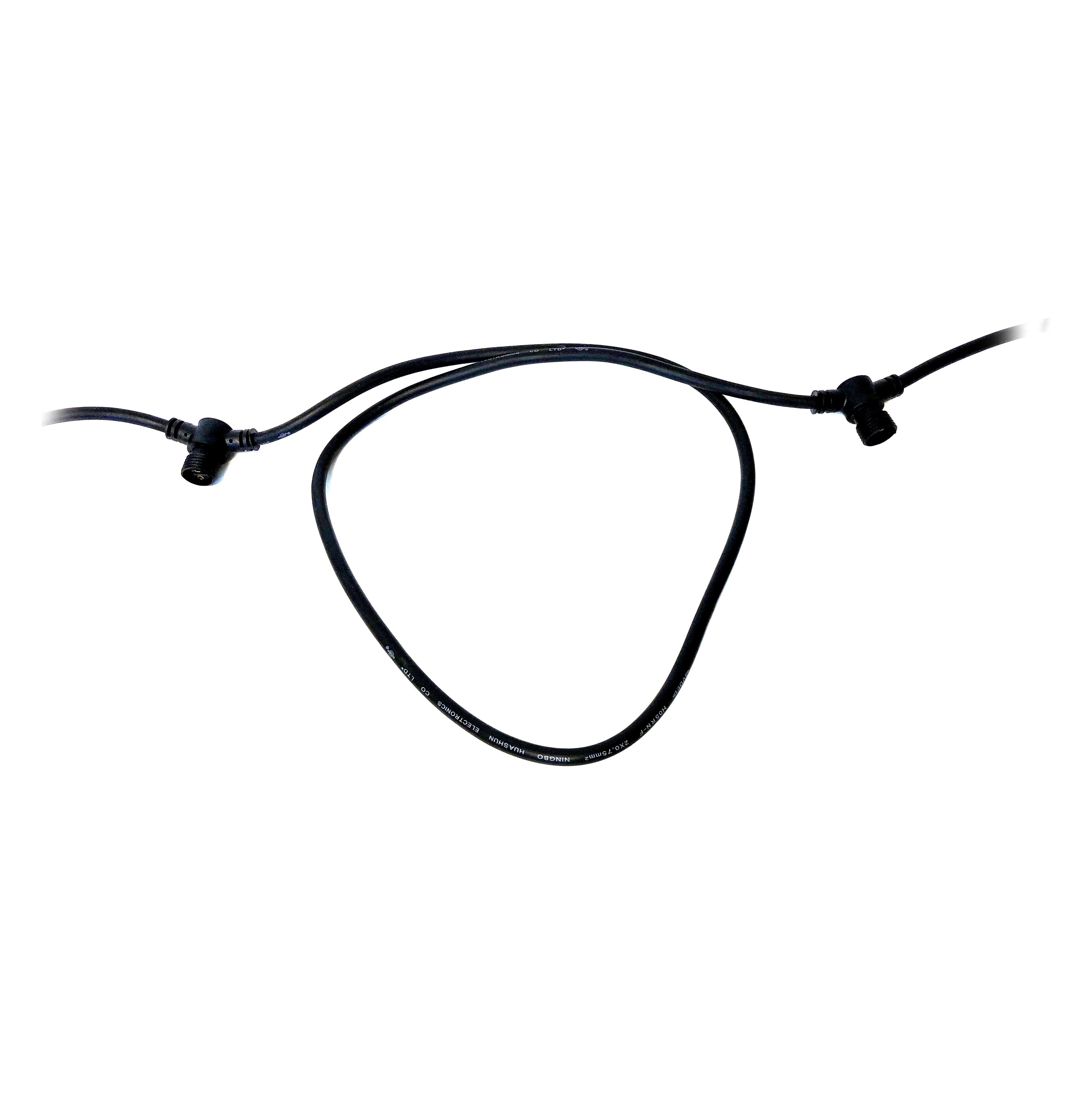 LightsOn Avgreningskabel 10m 10+1 stikkontakter