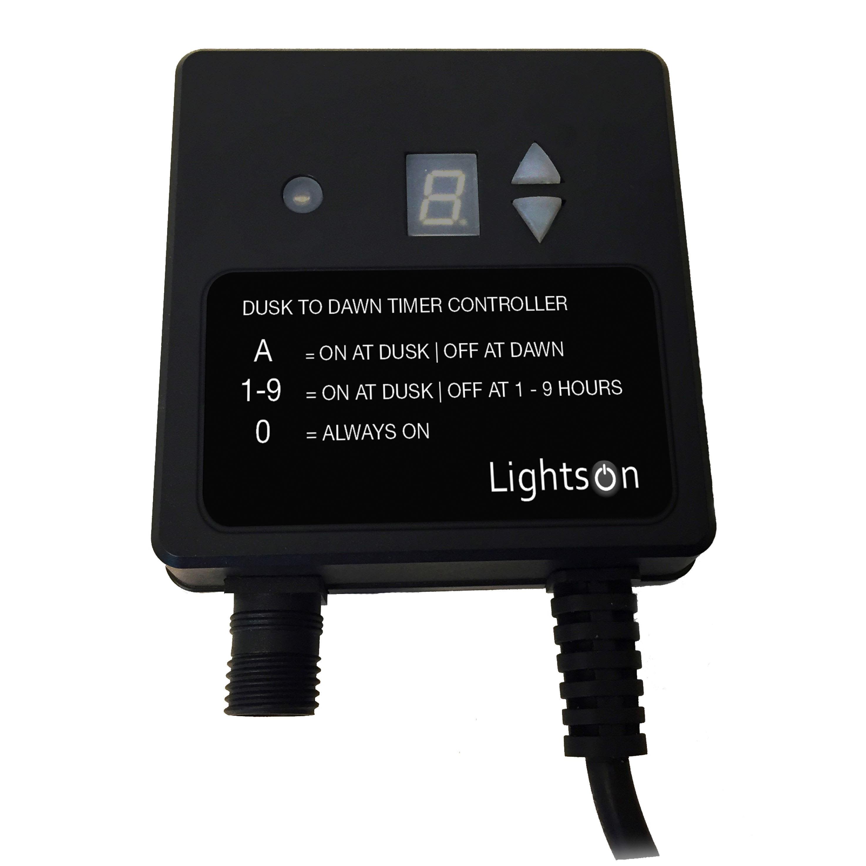 Lightson Lyssensor/timer Maks 150 Watt Ip44