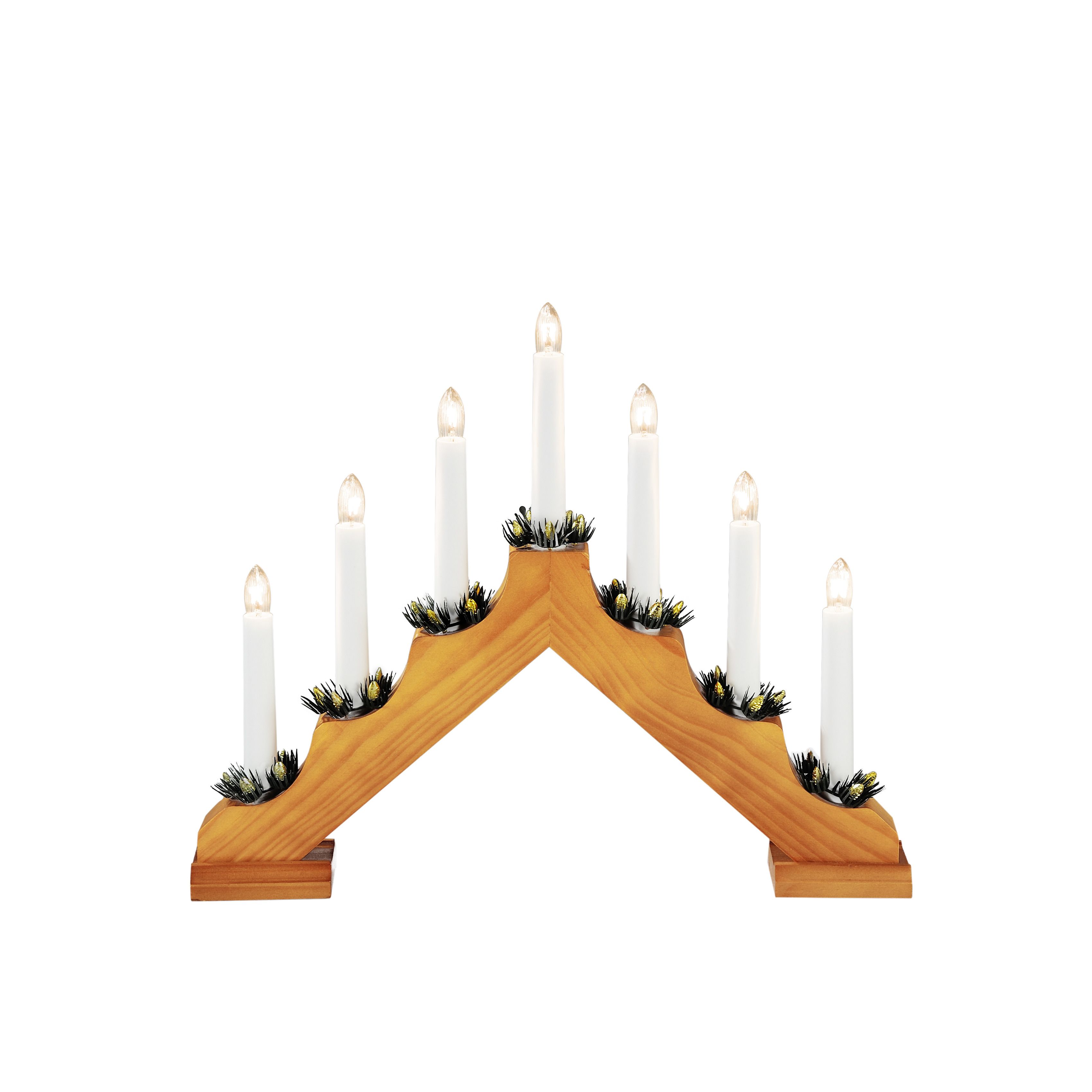 Konstsmide 2262-130 Adventsljusstake 7 ljus Ek