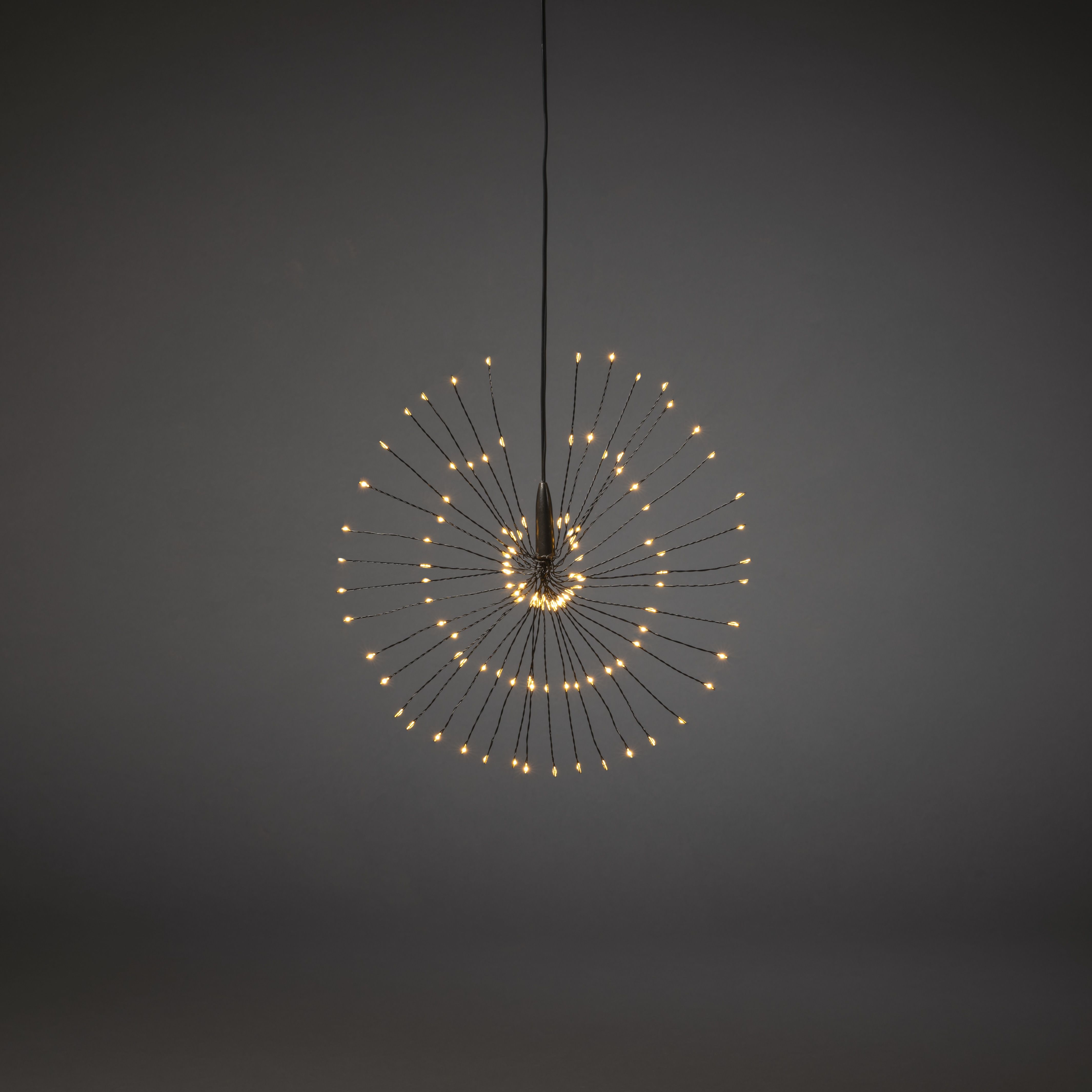 Konstsmide 3096-800 Dekorationsbelysning 25 cm, svart kabel