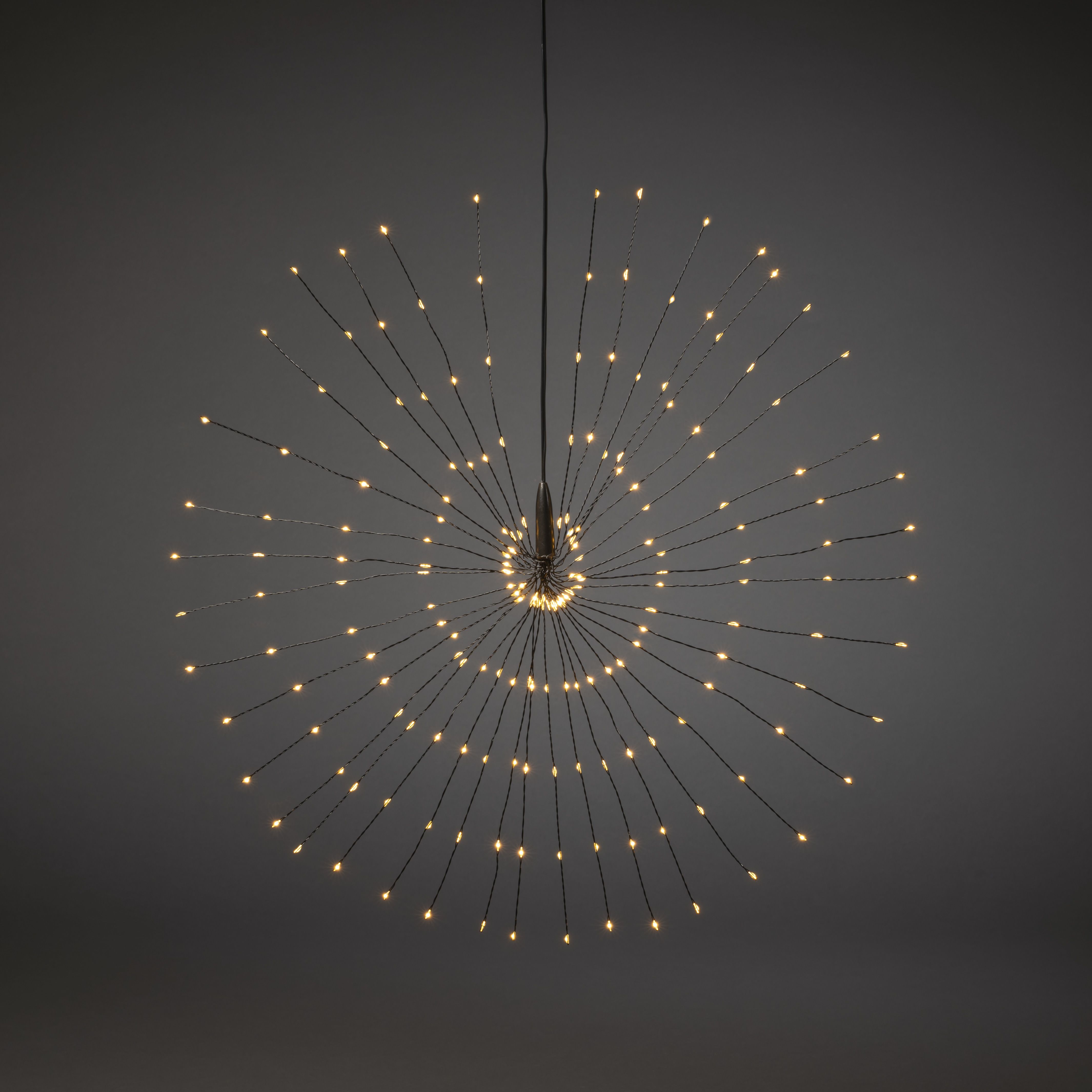 Konstsmide 3097-800 Dekorationsbelysning 50 cm, svart kabel