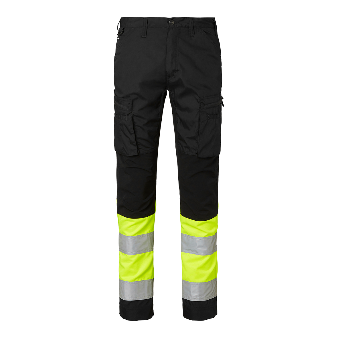 Top Swede 220 Arbetsbyxa varsel, svart/gul C50