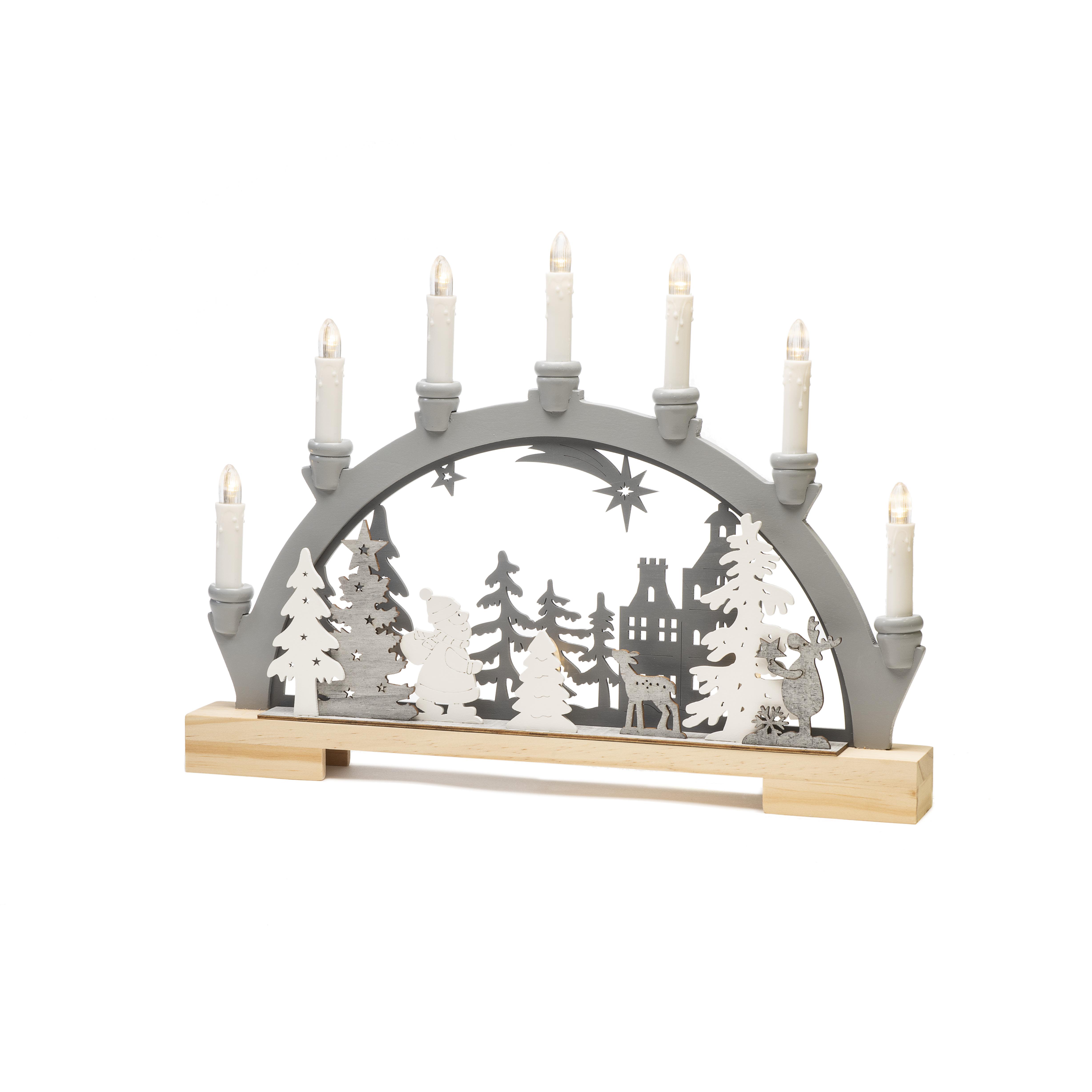 Konstsmide 3260-320 Adventsljusstake med motiv