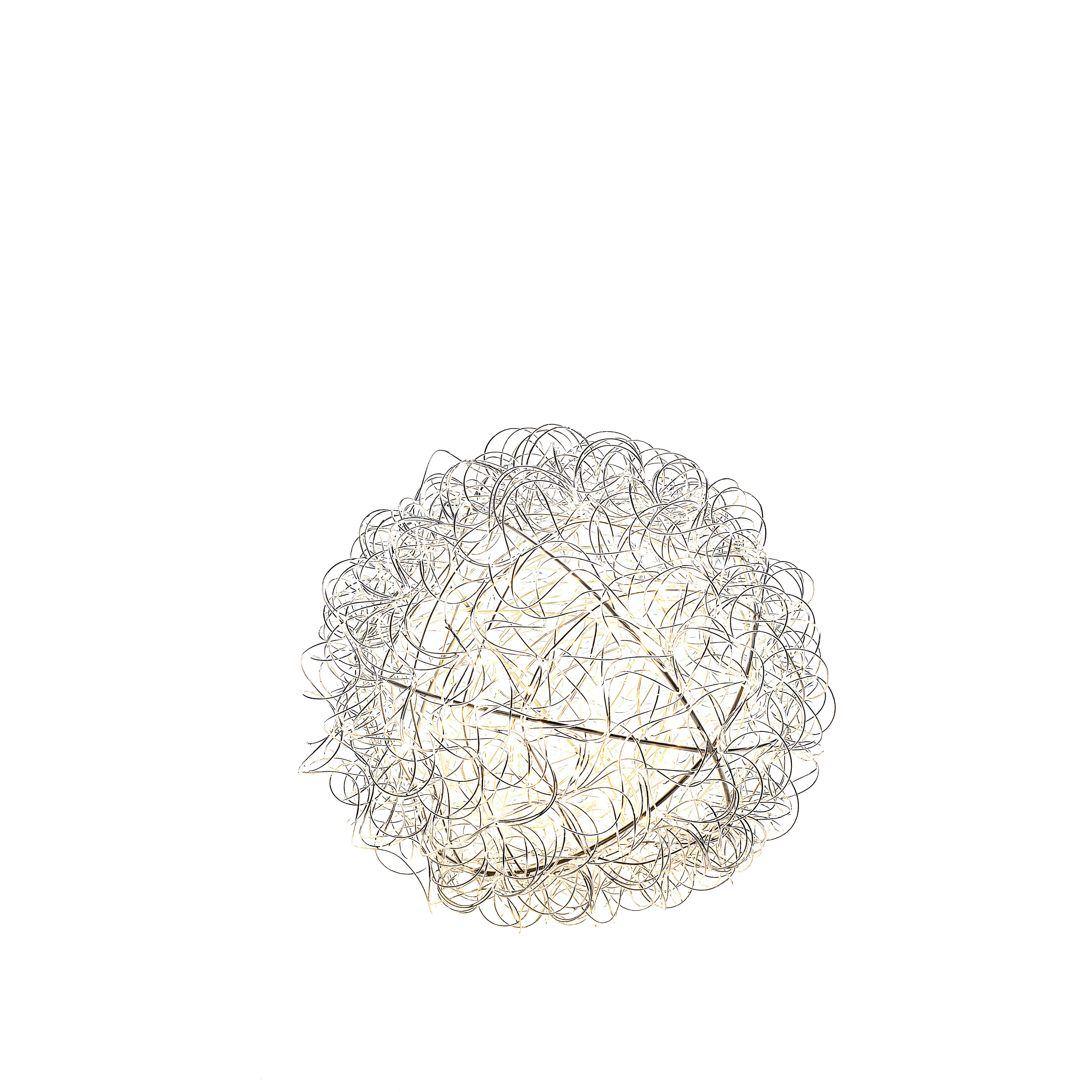 Konstsmide 3514-303 Dekorationsboll silver, varmvit 25 cm