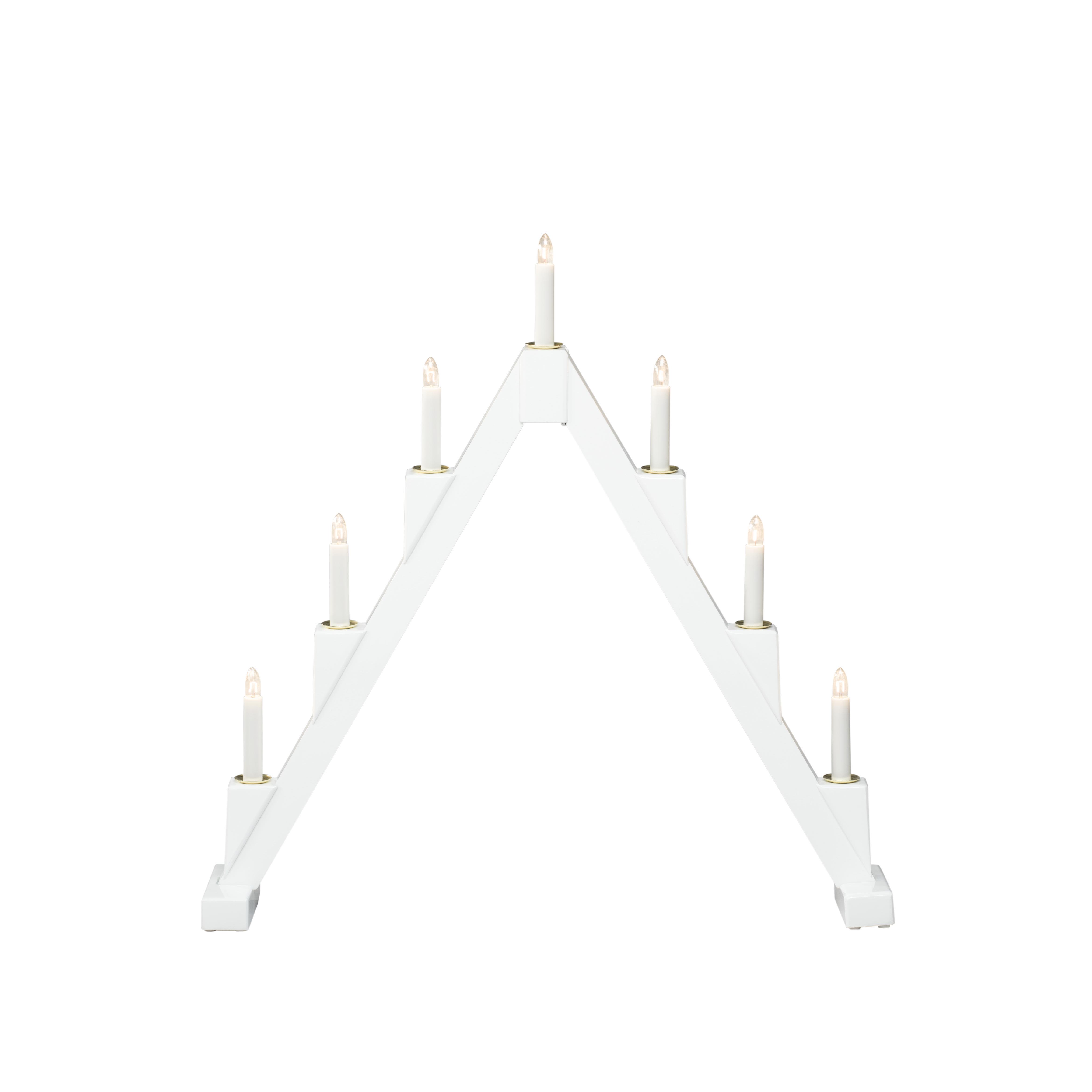Konstsmide 3590-210 Adventsljusstake 7 ljus Vit