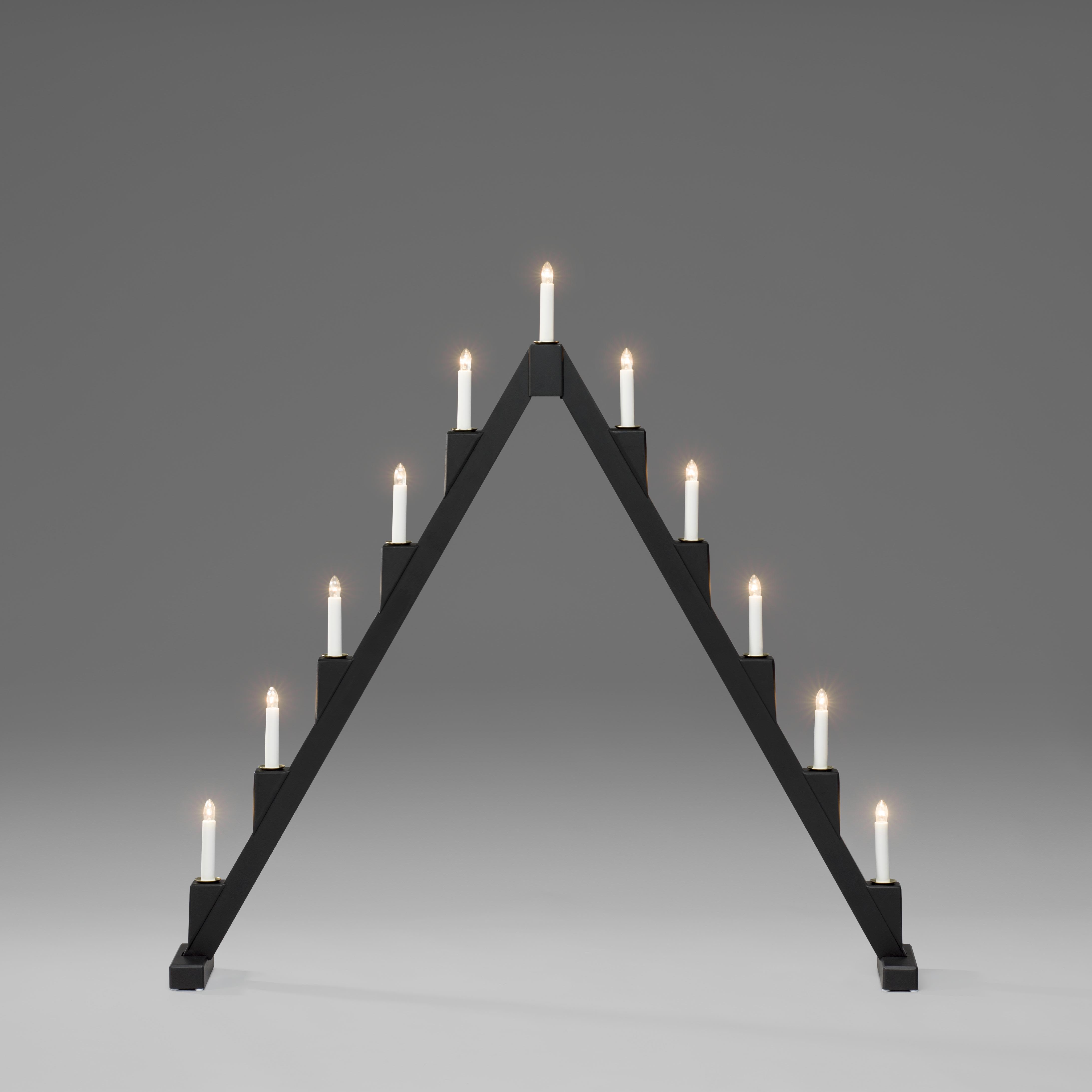 Konstsmide 3592-710 Adventsljusstake 11 ljus Svart