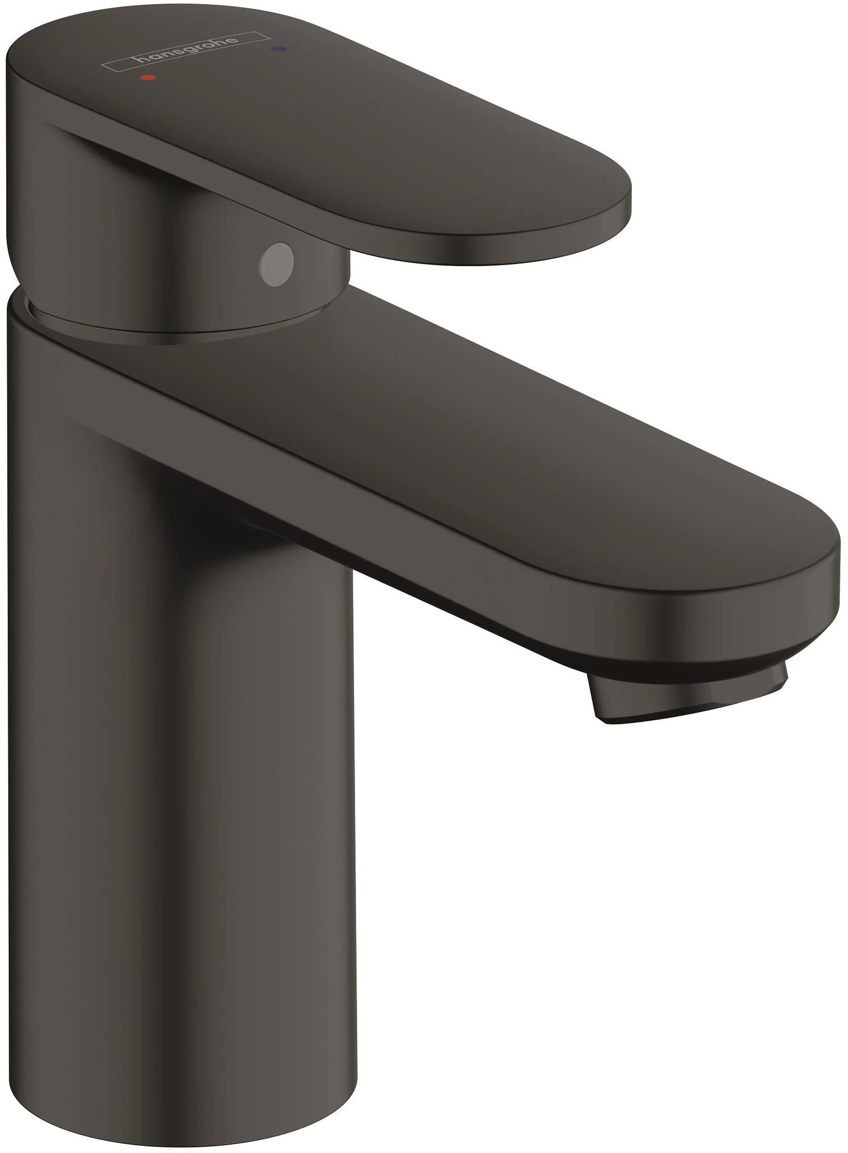 Hansgrohe Vernis Blend 100 71580670 Servantbatteri uten løfteventil, 1-greps, matt svart