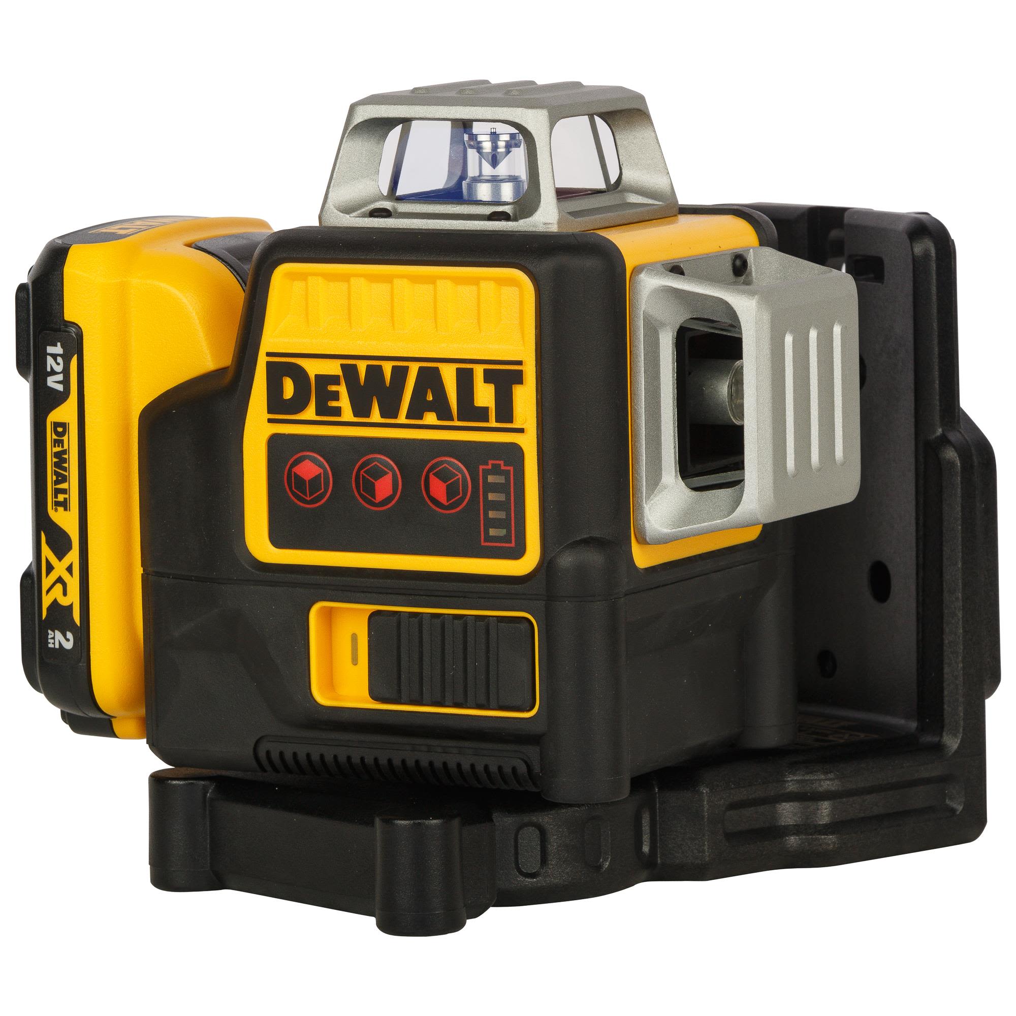 Dewalt 12V XR 3 x 360 Cross Line Red Laser - 1 x 2Ah