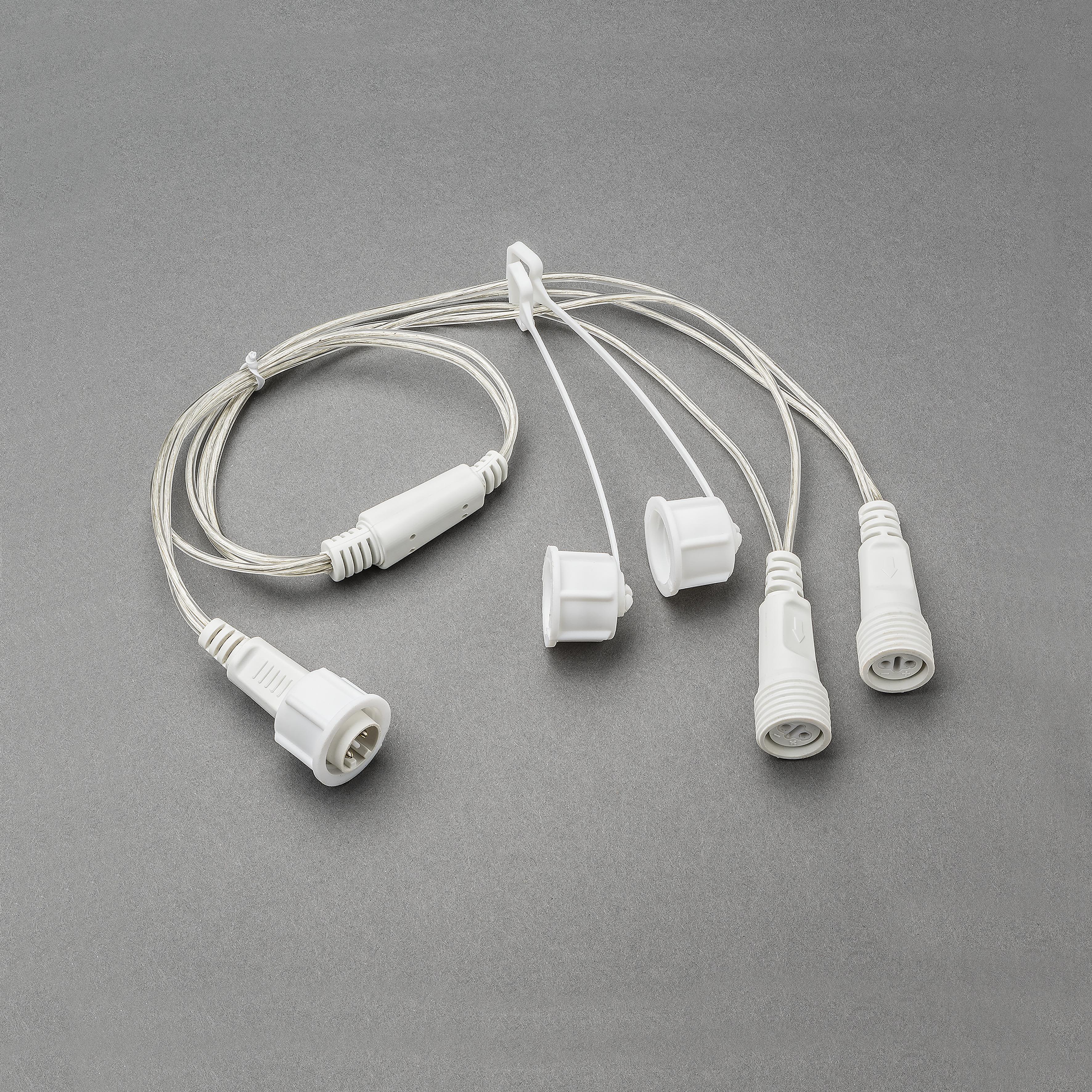 Konstsmide 4802-003 Grenkobling 1-2, 31V Transparent kabel