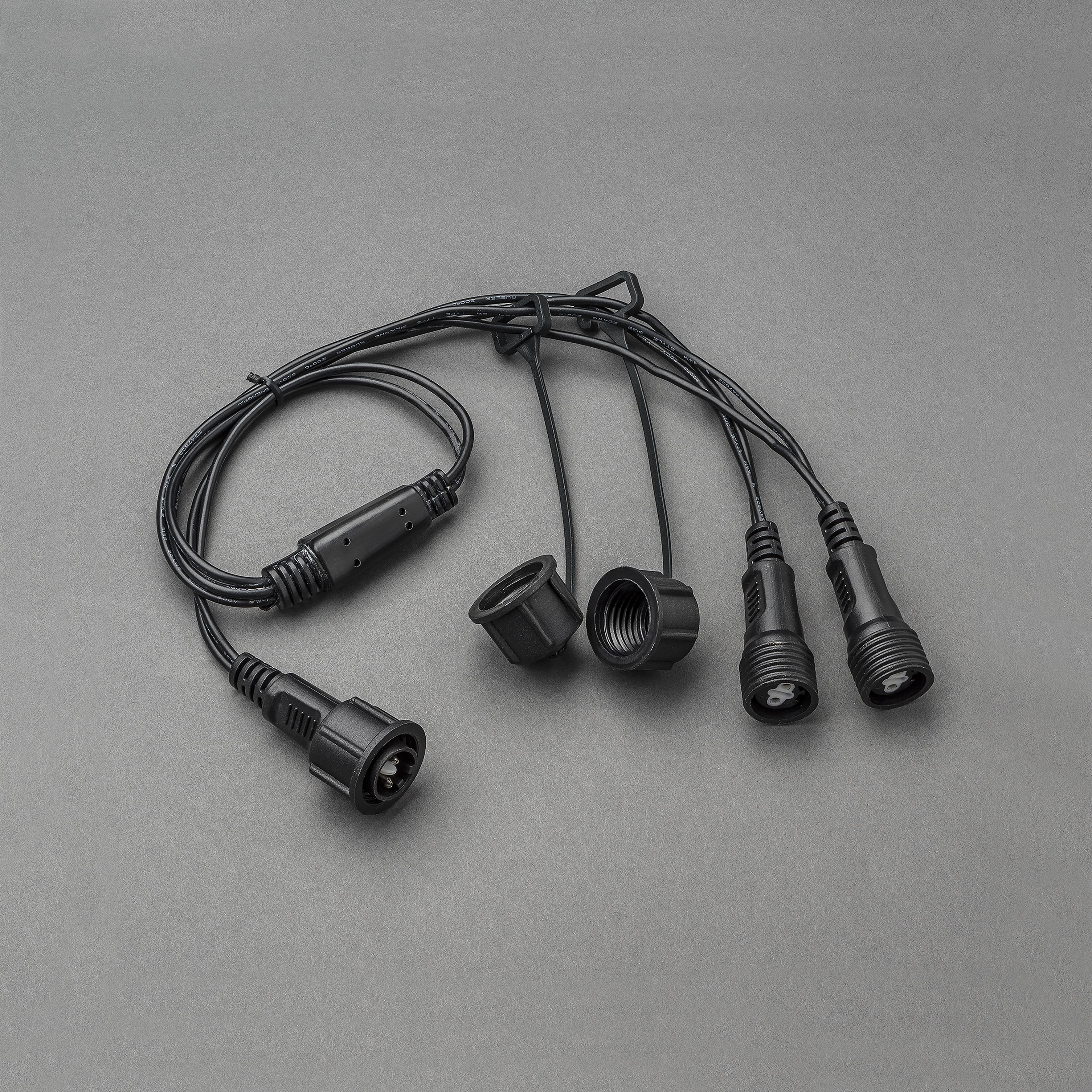 Konstsmide 4802-007 Grenkobling 1-2, 31V Svart kabel