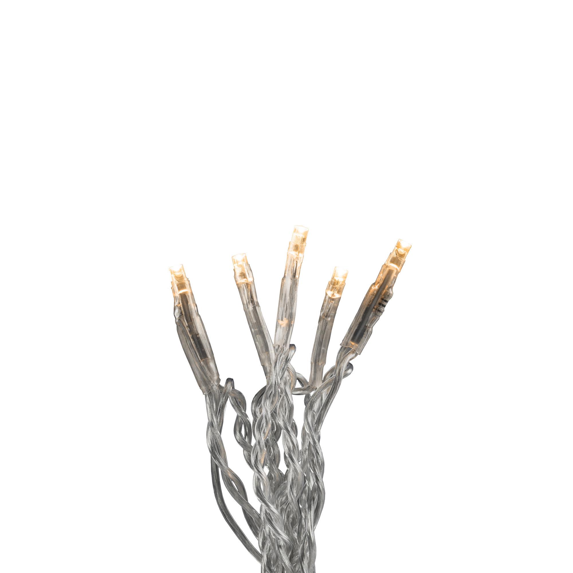 Konstsmide 6353-823 Ljusslinga amber, transparent kabel 3.43 m