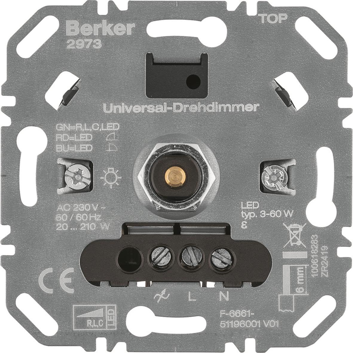 Hager 2973 Vriddimmer 3-60W