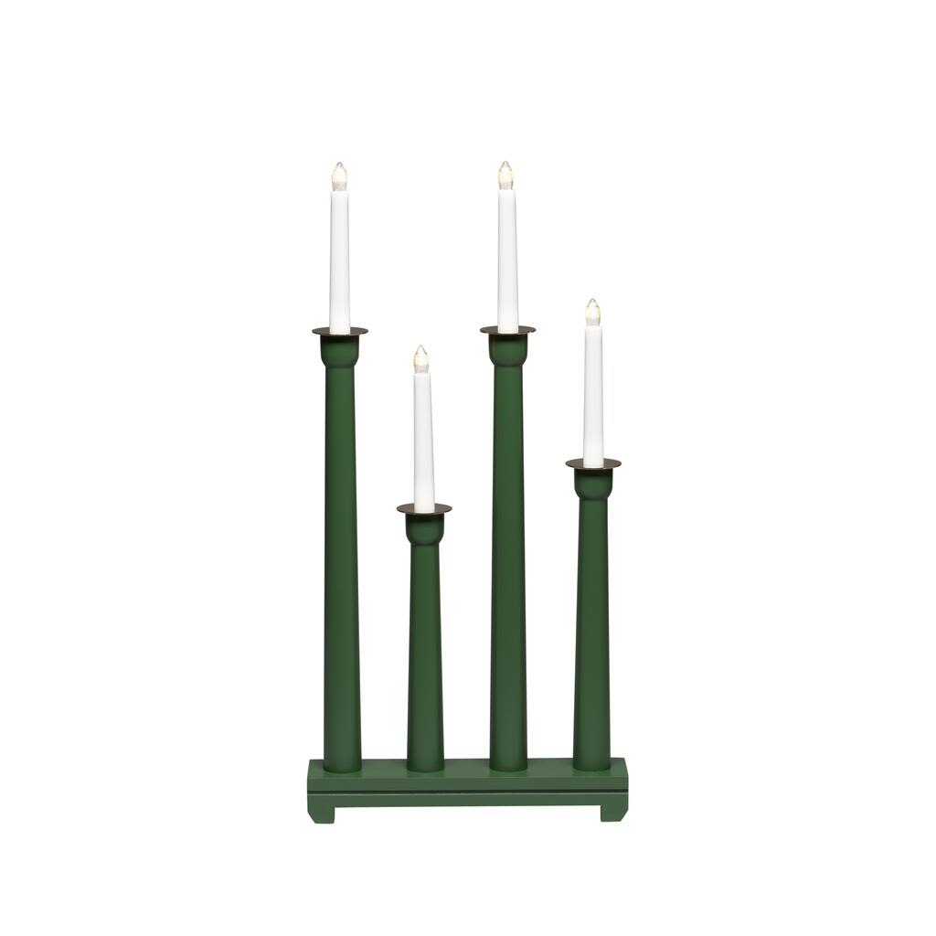 Konstsmide 3977-950 Adventsljusstake 4 ljus Grön