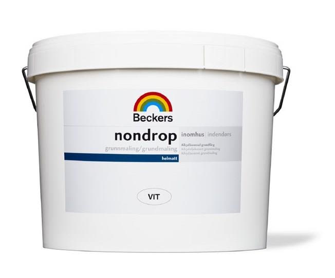 Beckers Nondrop Grundfärg helmatt Vit