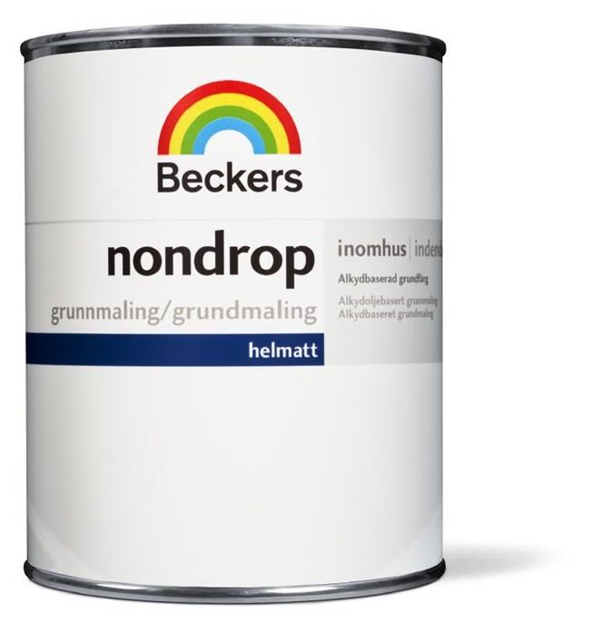 Beckers Nondrop Grundfärg helmatt Vit