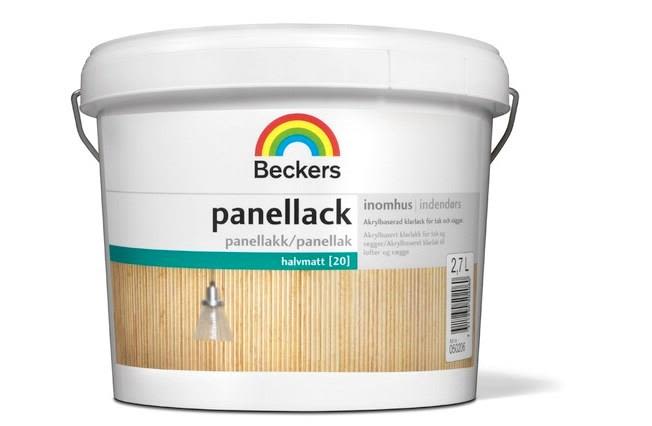 Beckers 050205 Panellack halvmatt Transparent