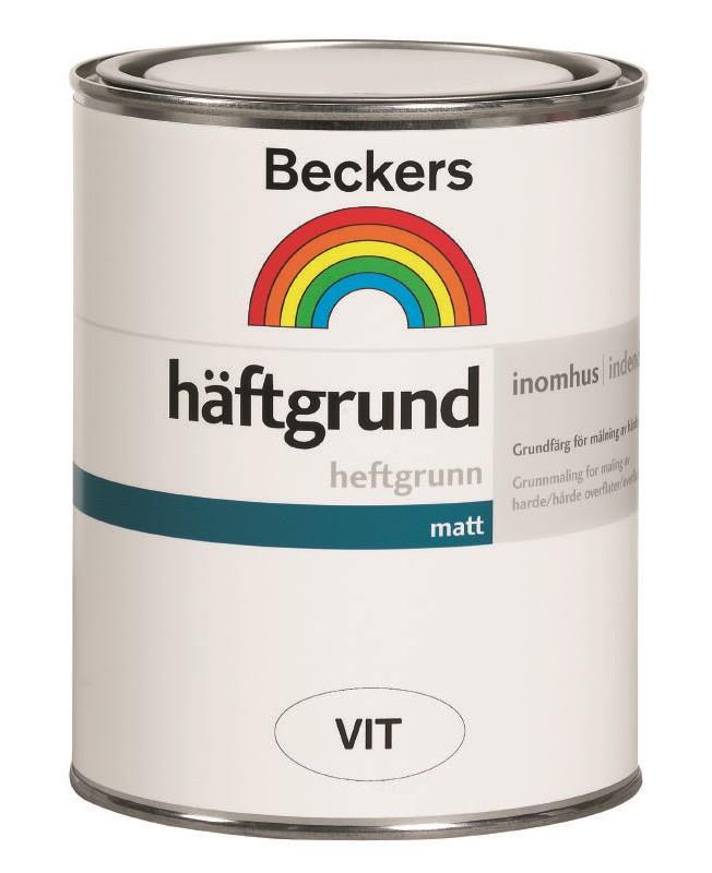 Beckers Häftgrund Grundfärg matt Vit